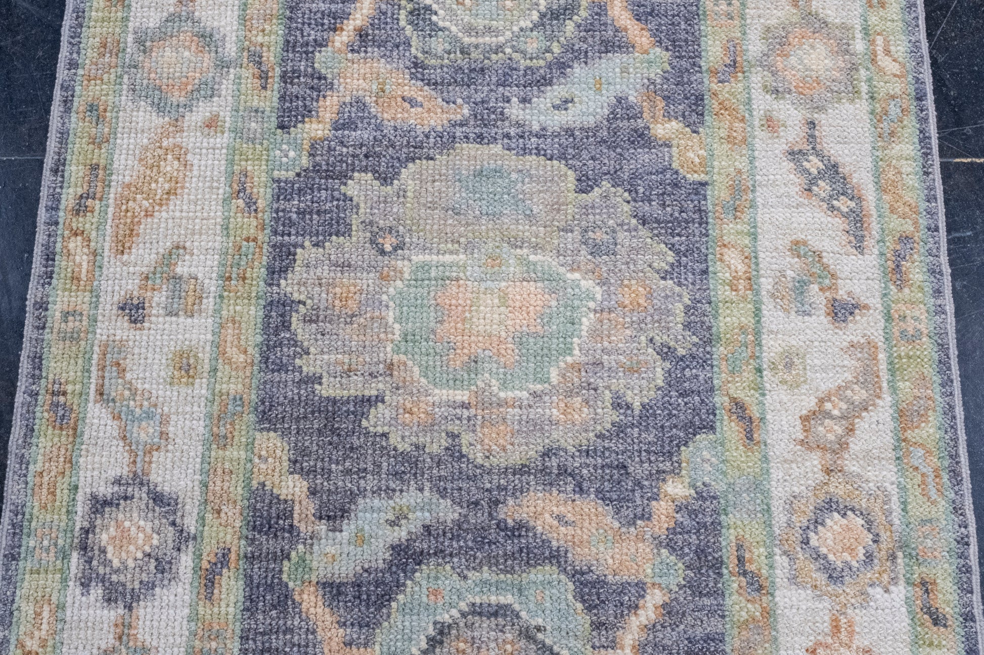Turkish Oushak Rug 2'4" x 6' #16421