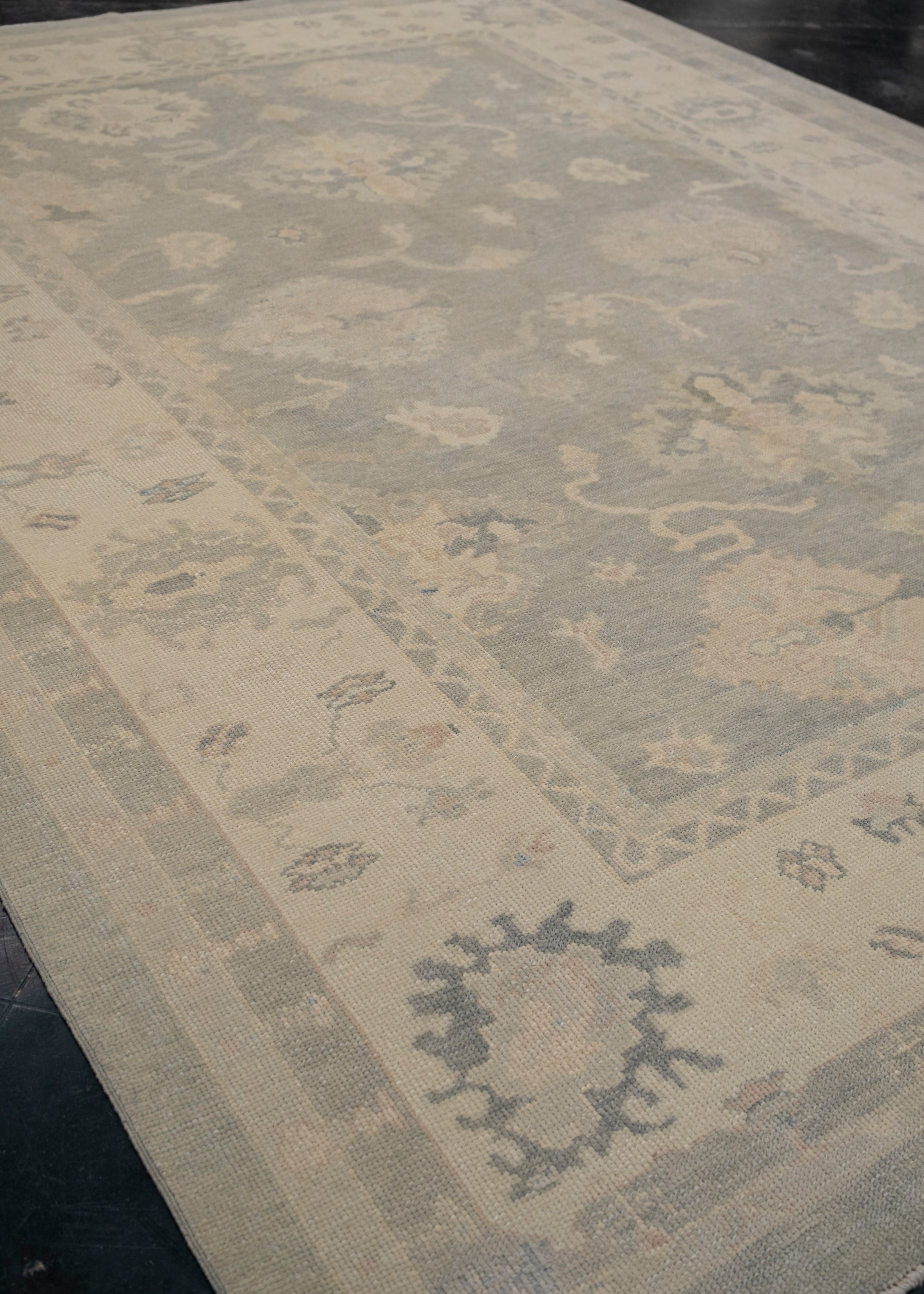 Turkish Oushak Rug 8'10" x 11'11" #7293