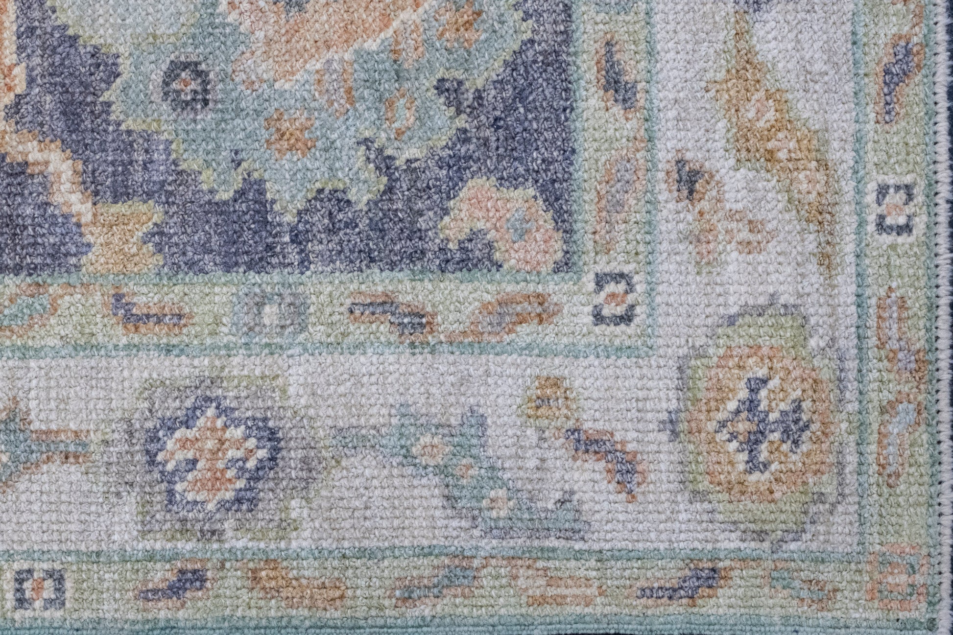 Turkish Oushak Rug 2'6" x 5'10" #16517