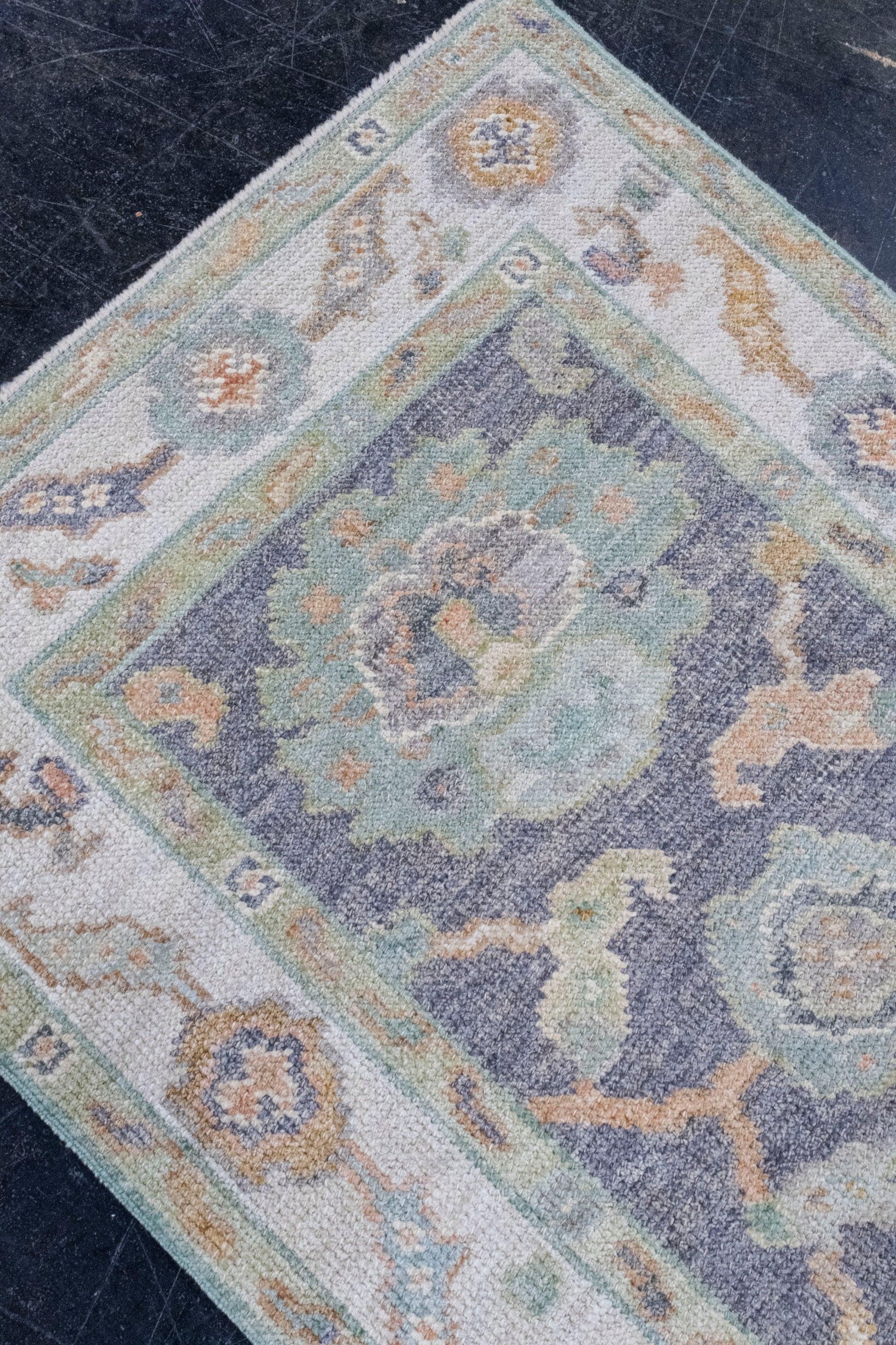 Turkish Oushak Rug 2'6" x 5'10" #16517