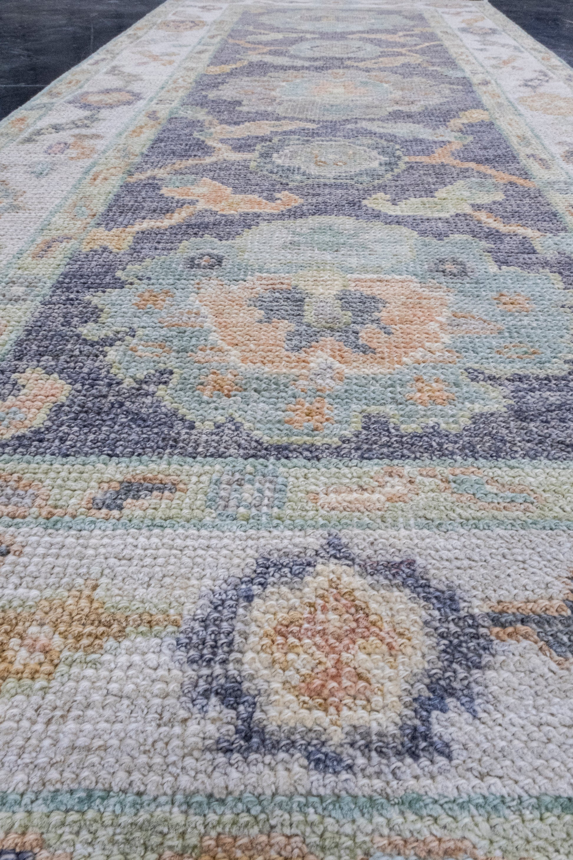 Turkish Oushak Rug 2'6" x 5'10" #16517