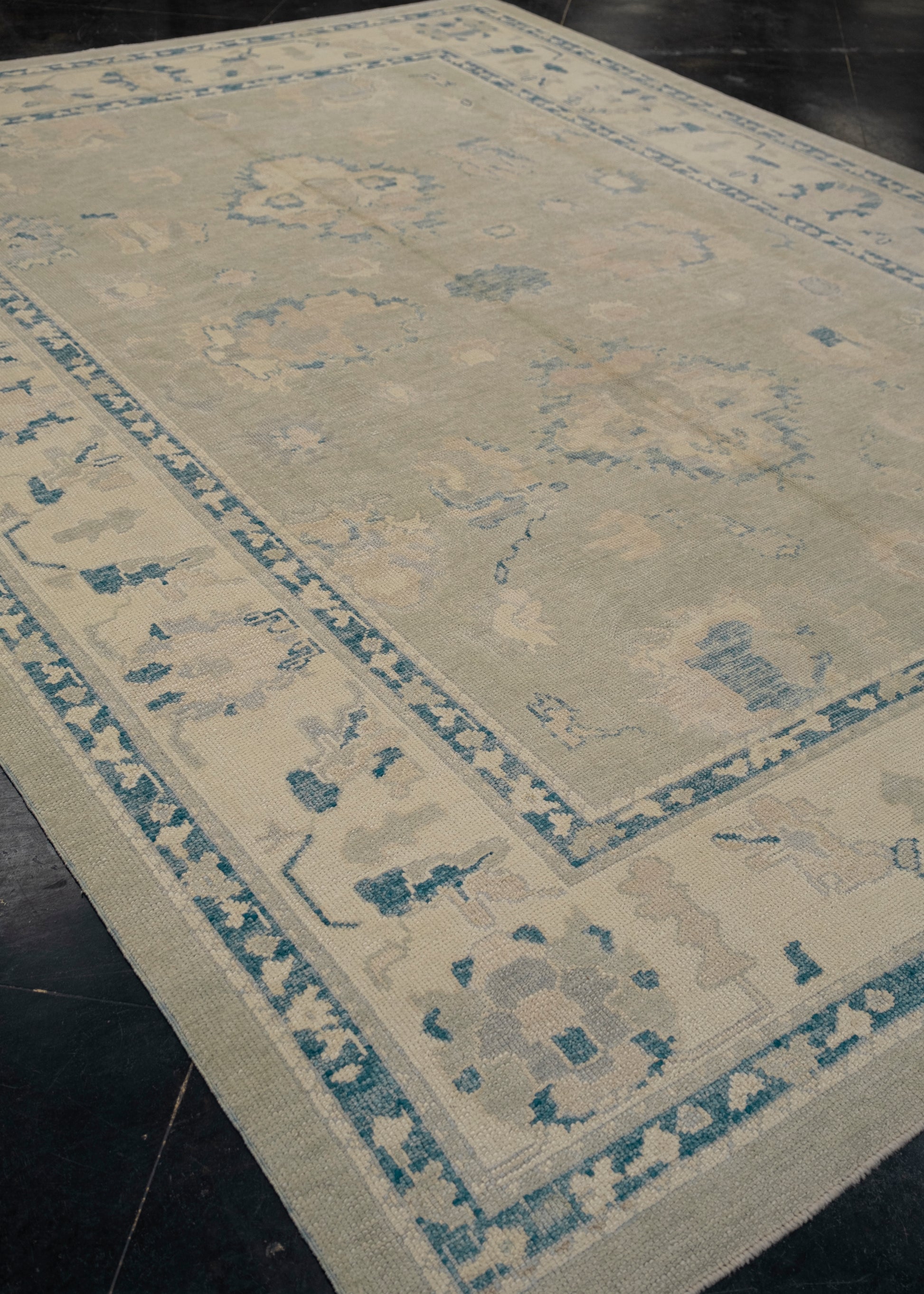 Turkish Oushak Rug 9'1" x 12'3" #7108