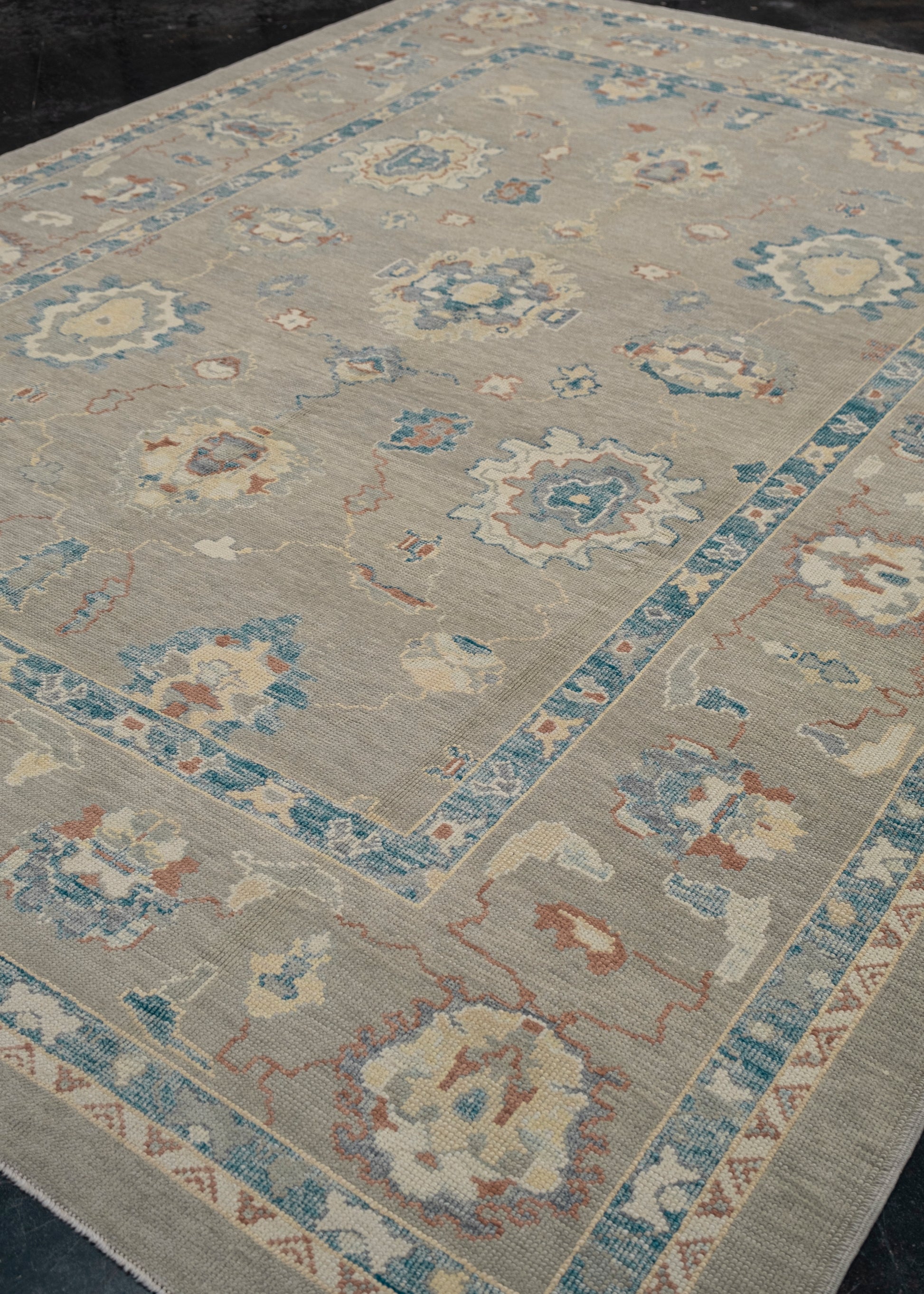 Turkish Oushak Rug 9' x 12' #7292
