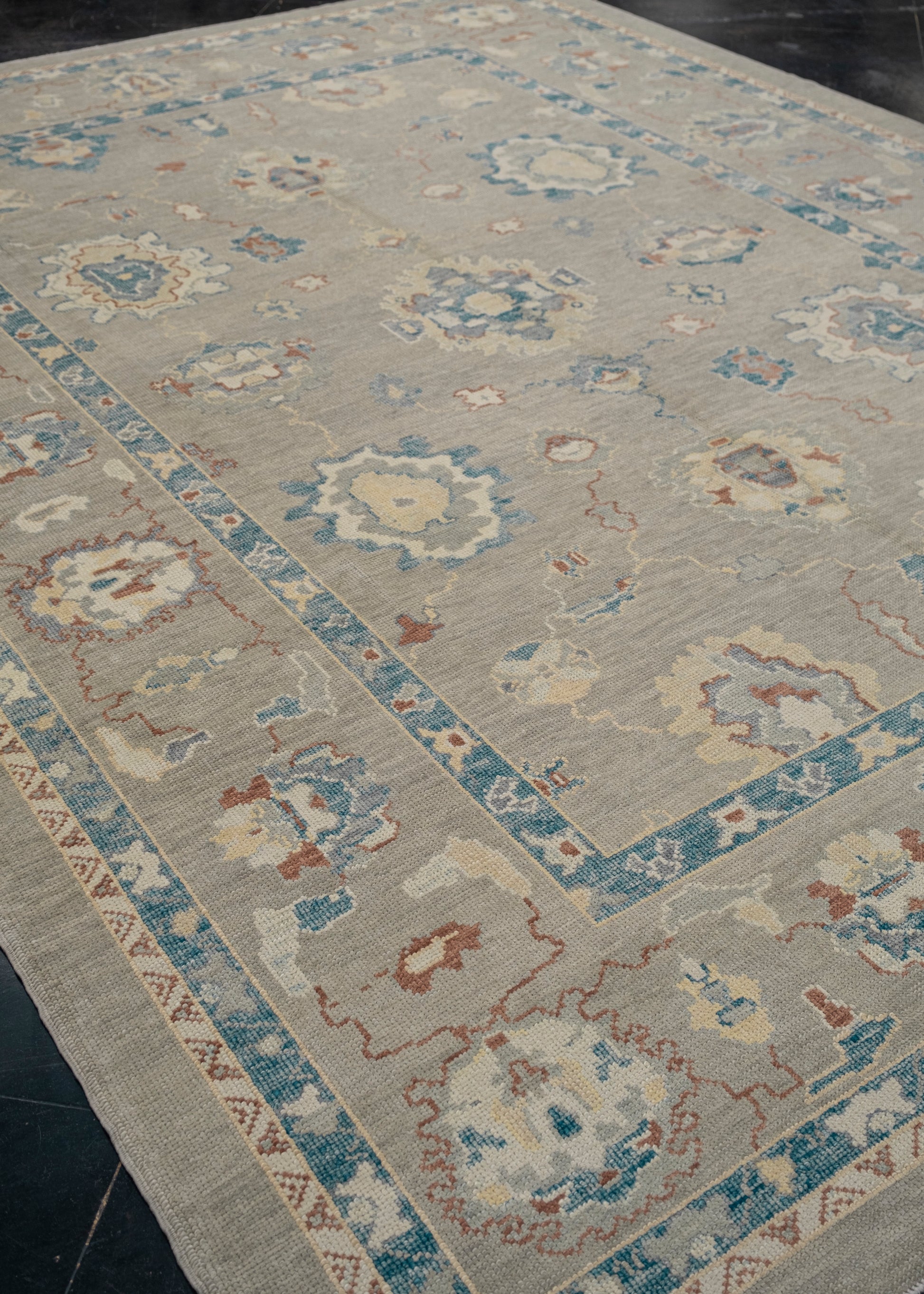 Turkish Oushak Rug 9' x 12' #7292