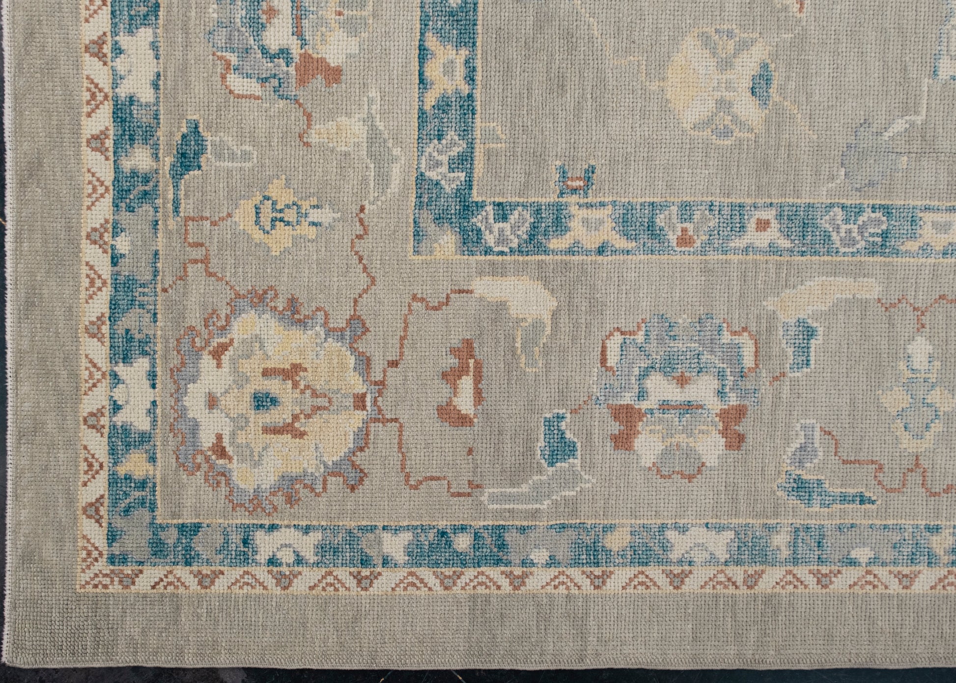 Turkish Oushak Rug 9' x 12' #7292
