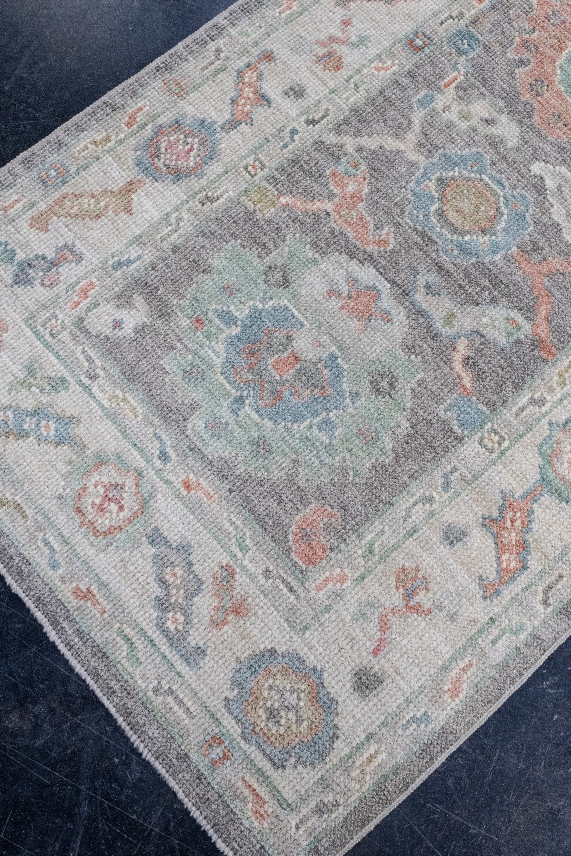 Turkish Oushak Runner Rug 2'10" x 6'4" #16153