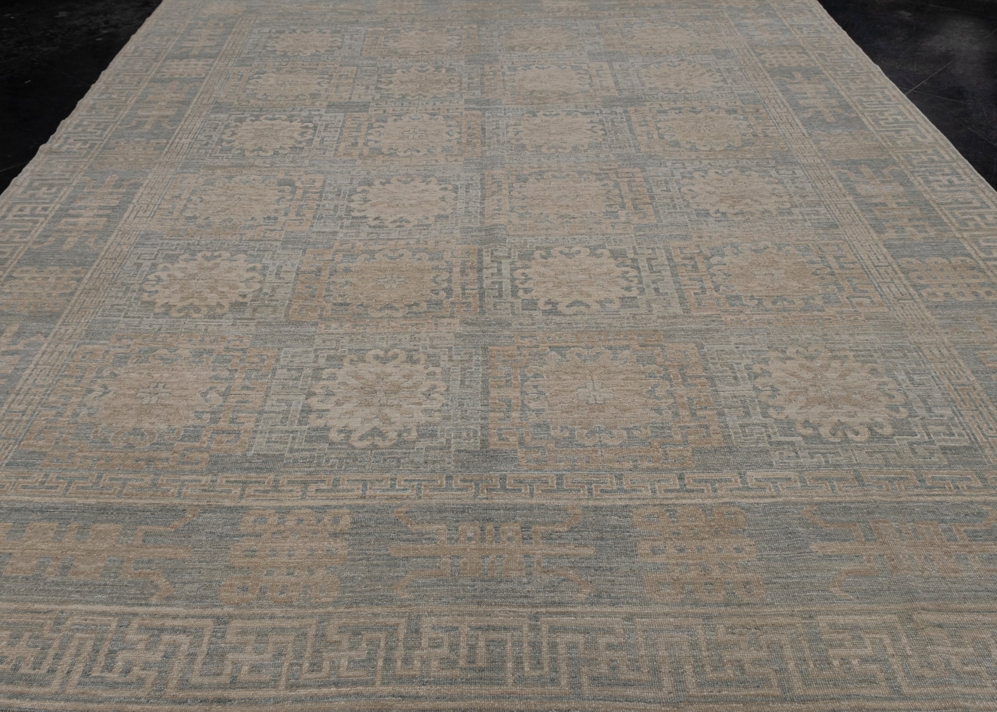 Antique Look Turkish Oushak Rug 9'4" x 12' #11637