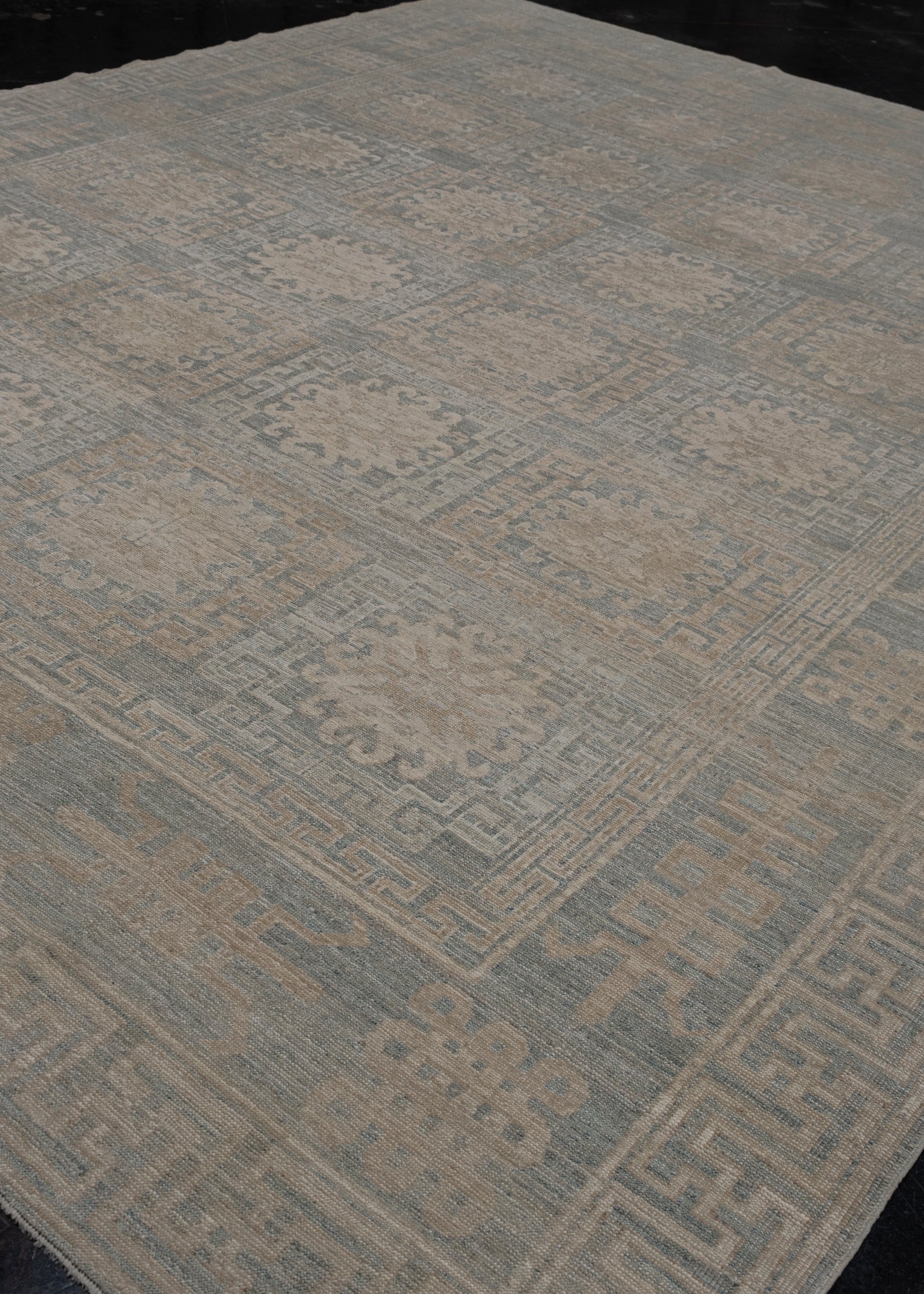 Antique Look Turkish Oushak Rug 9'4" x 12' #11637