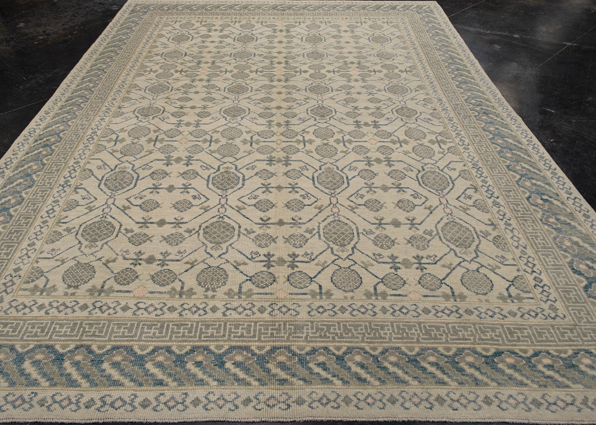Turkish Oushak Rug 8'9" x 11'11" #7054