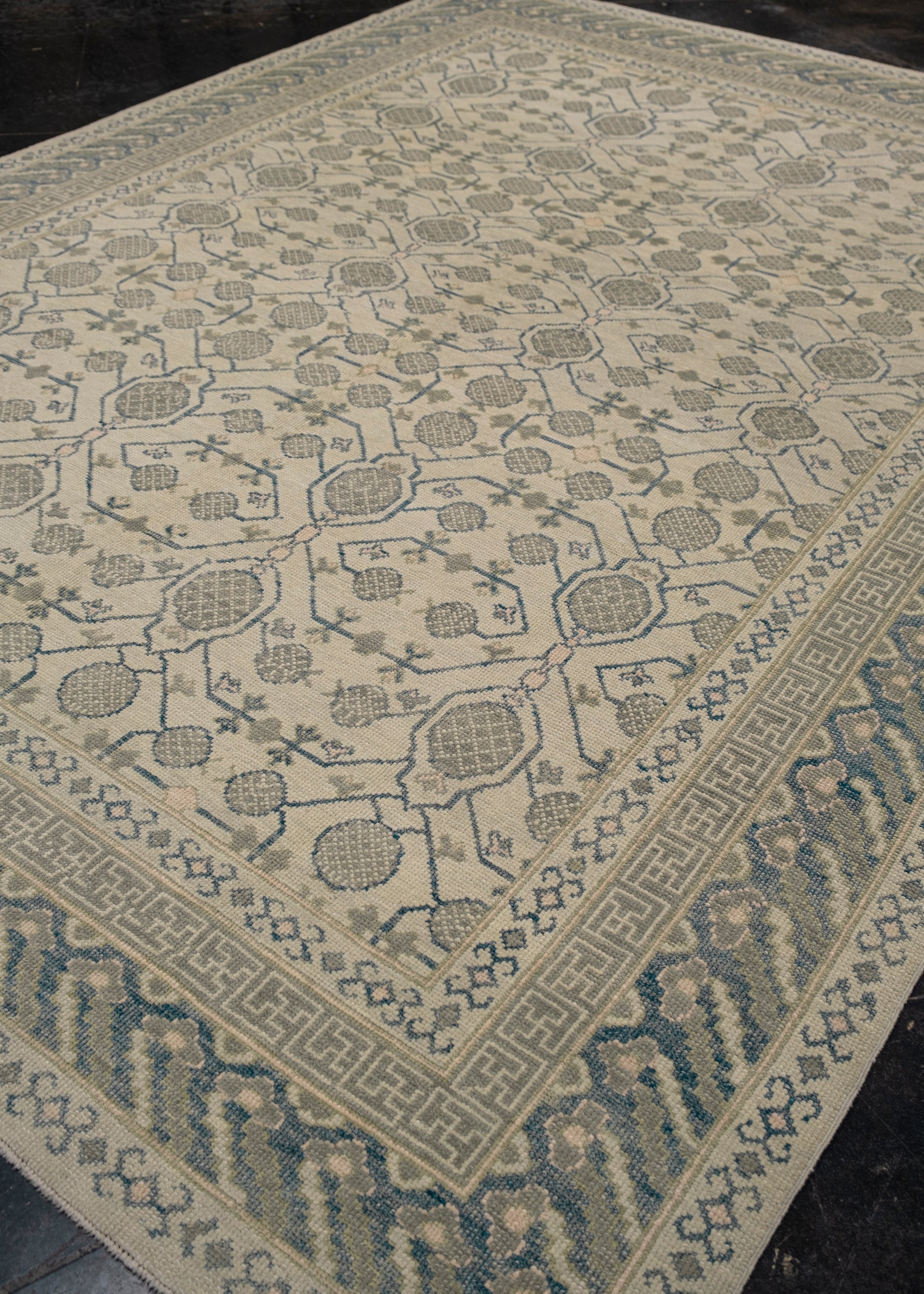 Turkish Oushak Rug 8'9" x 11'11" #7054