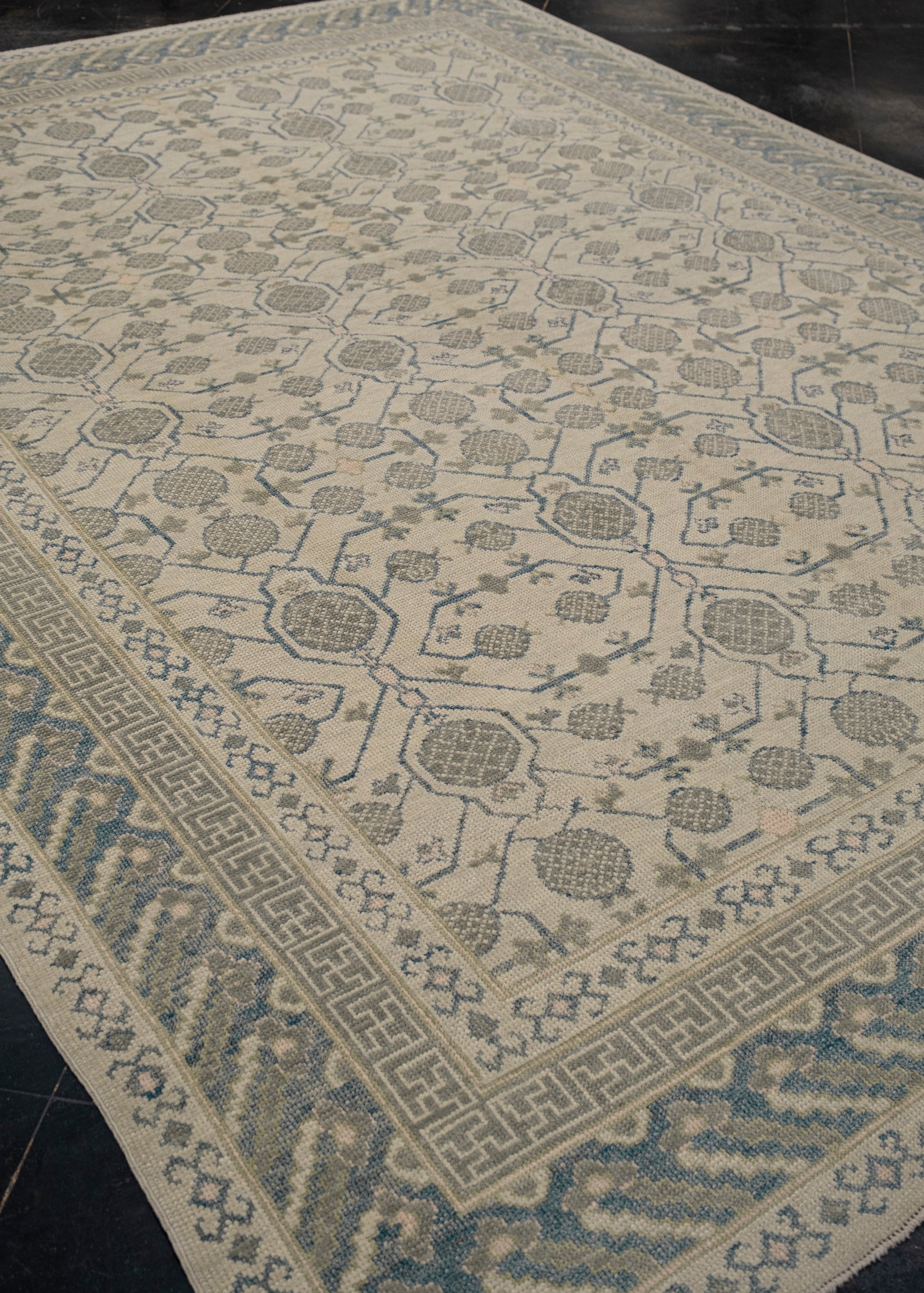 Turkish Oushak Rug 8'9" x 11'11" #7054
