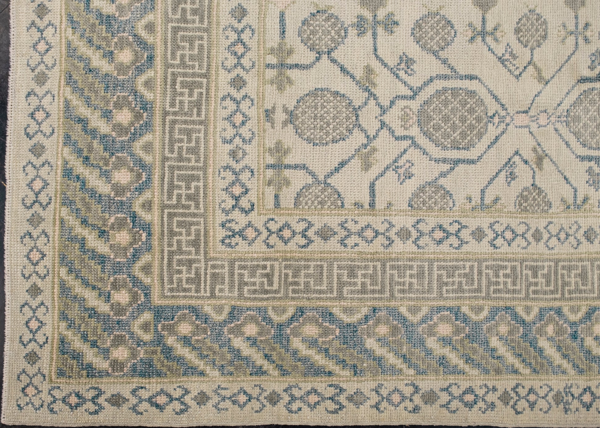 Turkish Oushak Rug 8'9" x 11'11" #7054