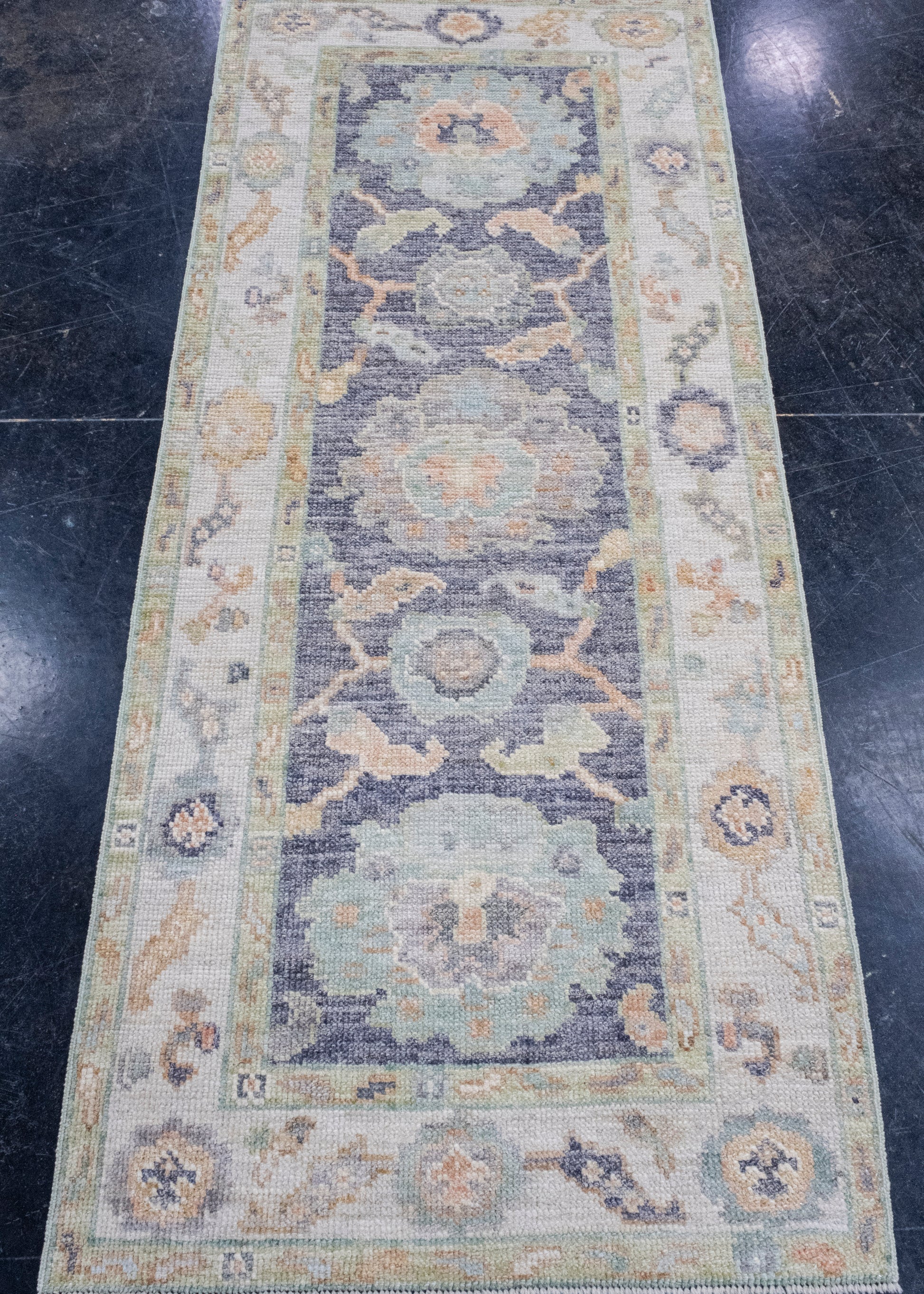 Turkish Oushak Rug 2'6" x 5'11" #16546