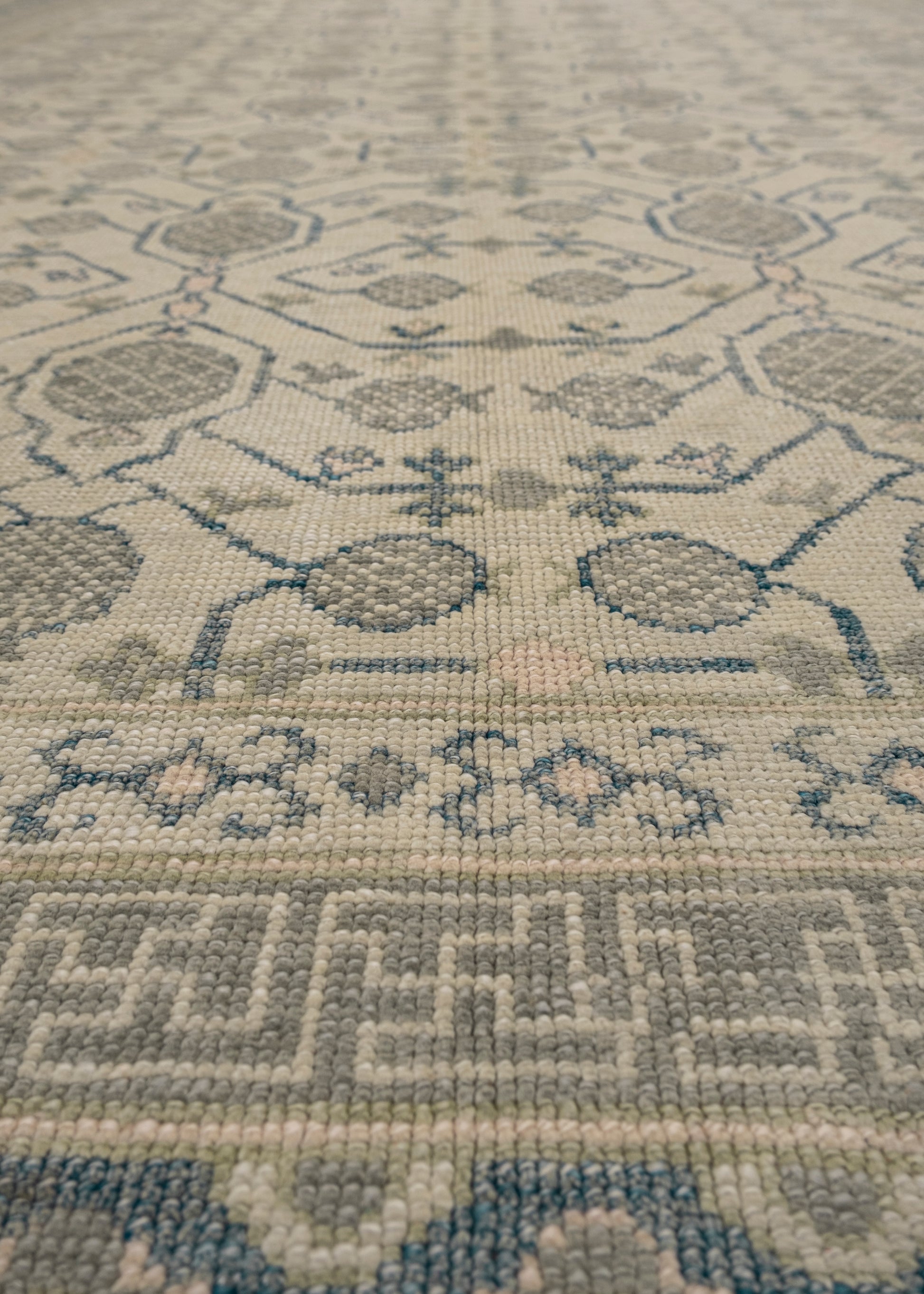 Turkish Oushak Rug 8'9" x 11'11" #7054