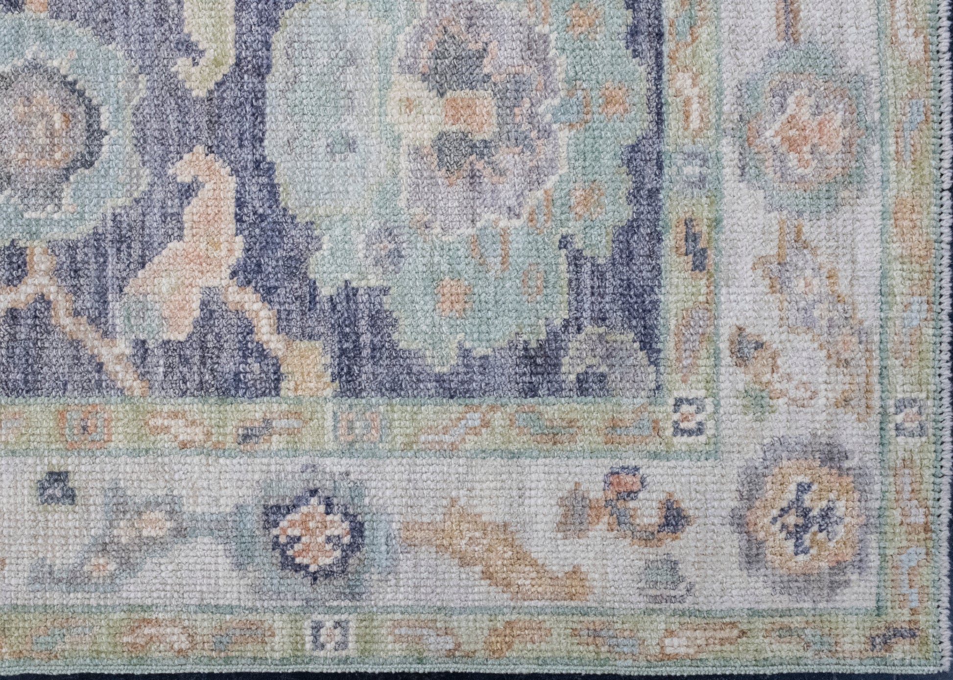 Turkish Oushak Rug 2'6" x 5'11" #16546