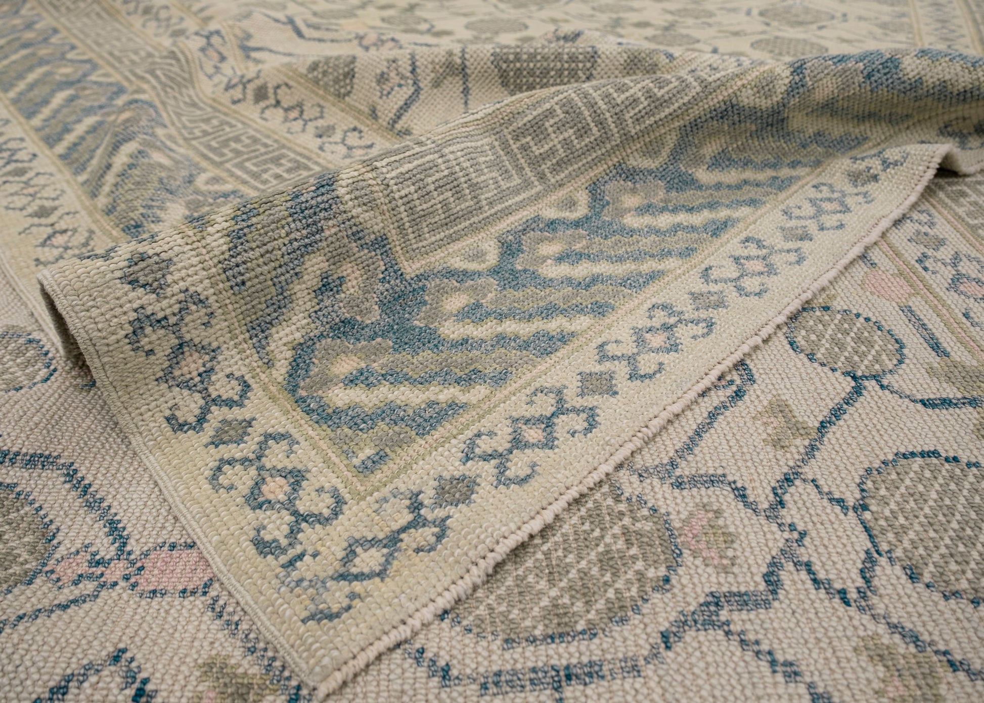 Turkish Oushak Rug 8'9" x 11'11" #7054