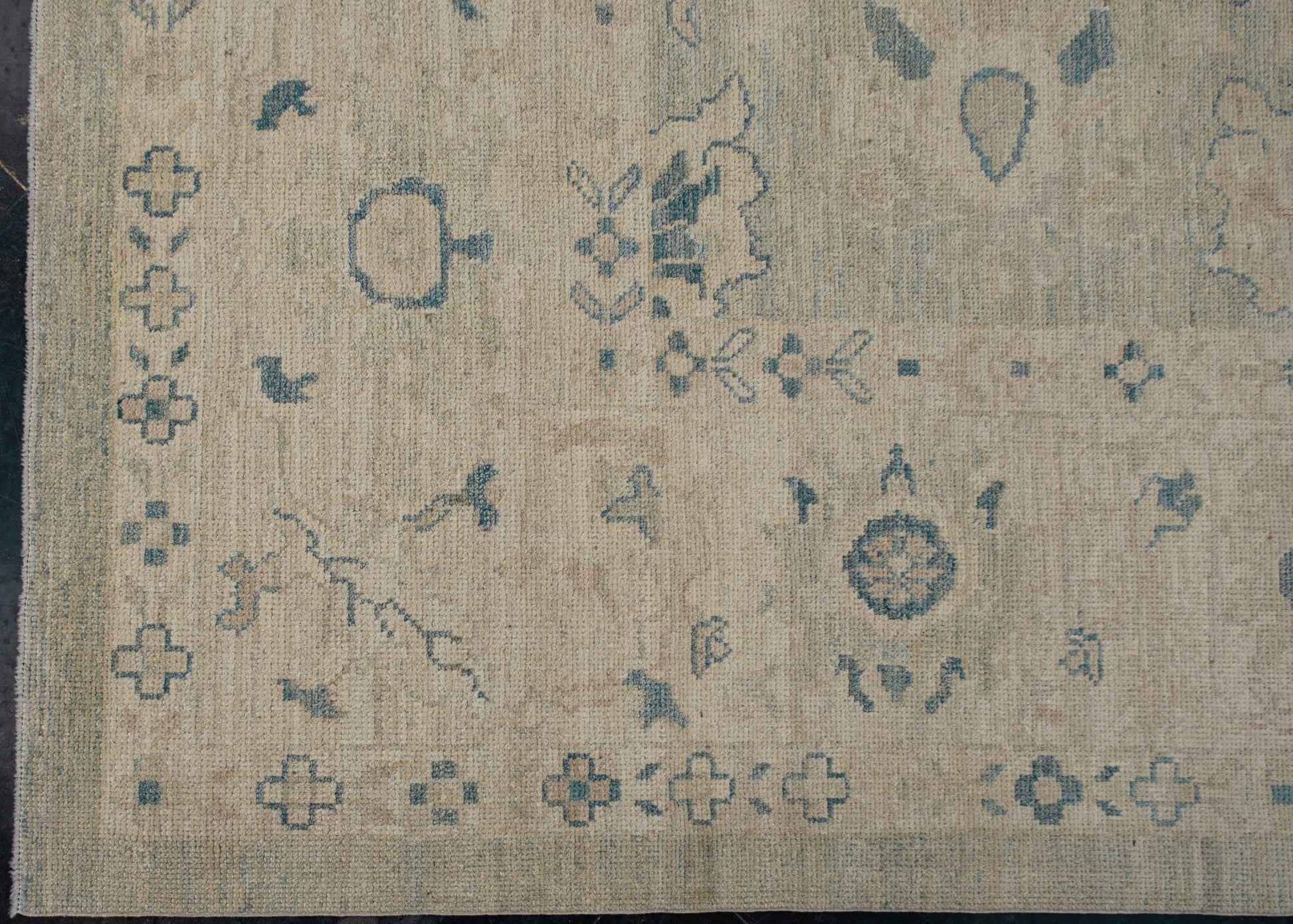 Turkish Oushak Rug 9'3" x 12'9" #15091