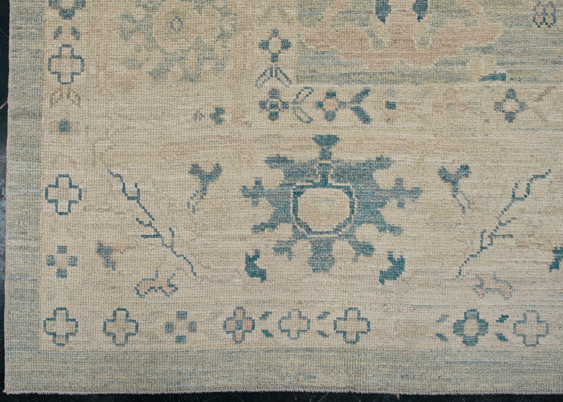 Turkish Oushak Rug 9'3" x 12'9" #15091