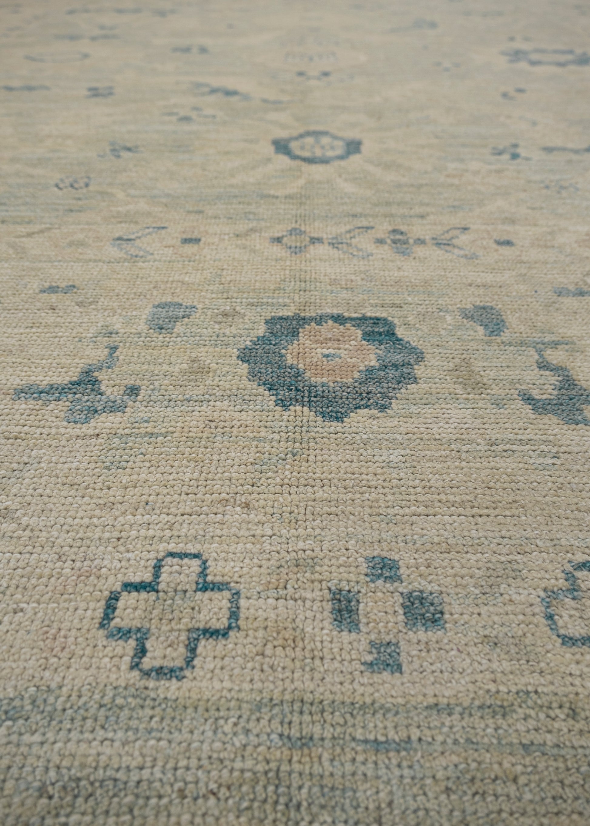 Turkish Oushak Rug 9'3" x 12'9" #15091