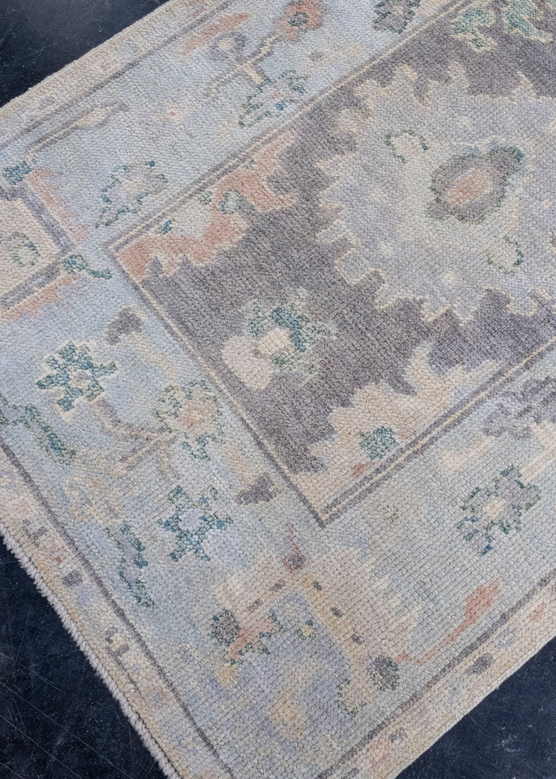 Turkish Oushak Rug 2'10" x 6' #16592