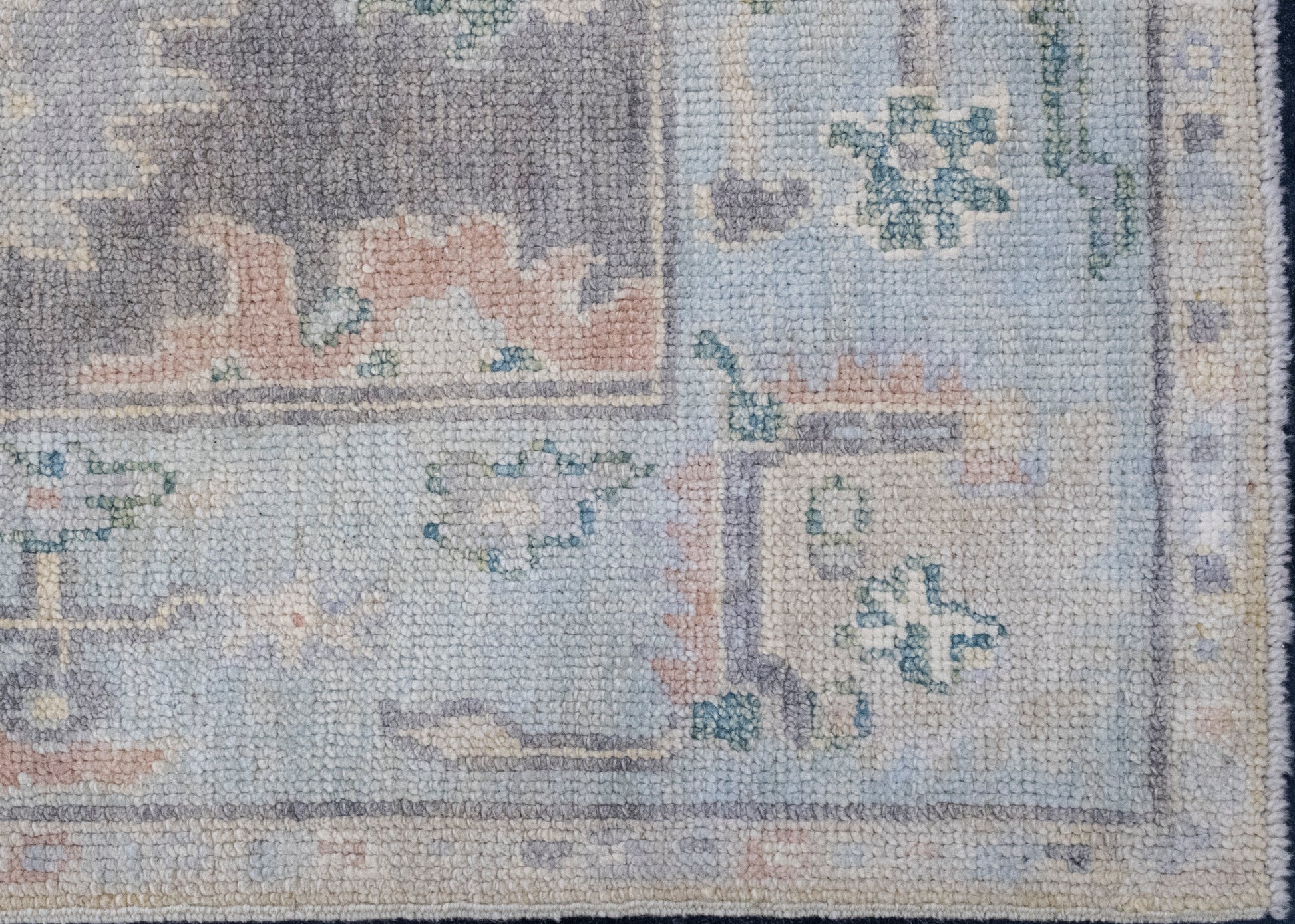 Turkish Oushak Rug 2'10" x 6' #16592