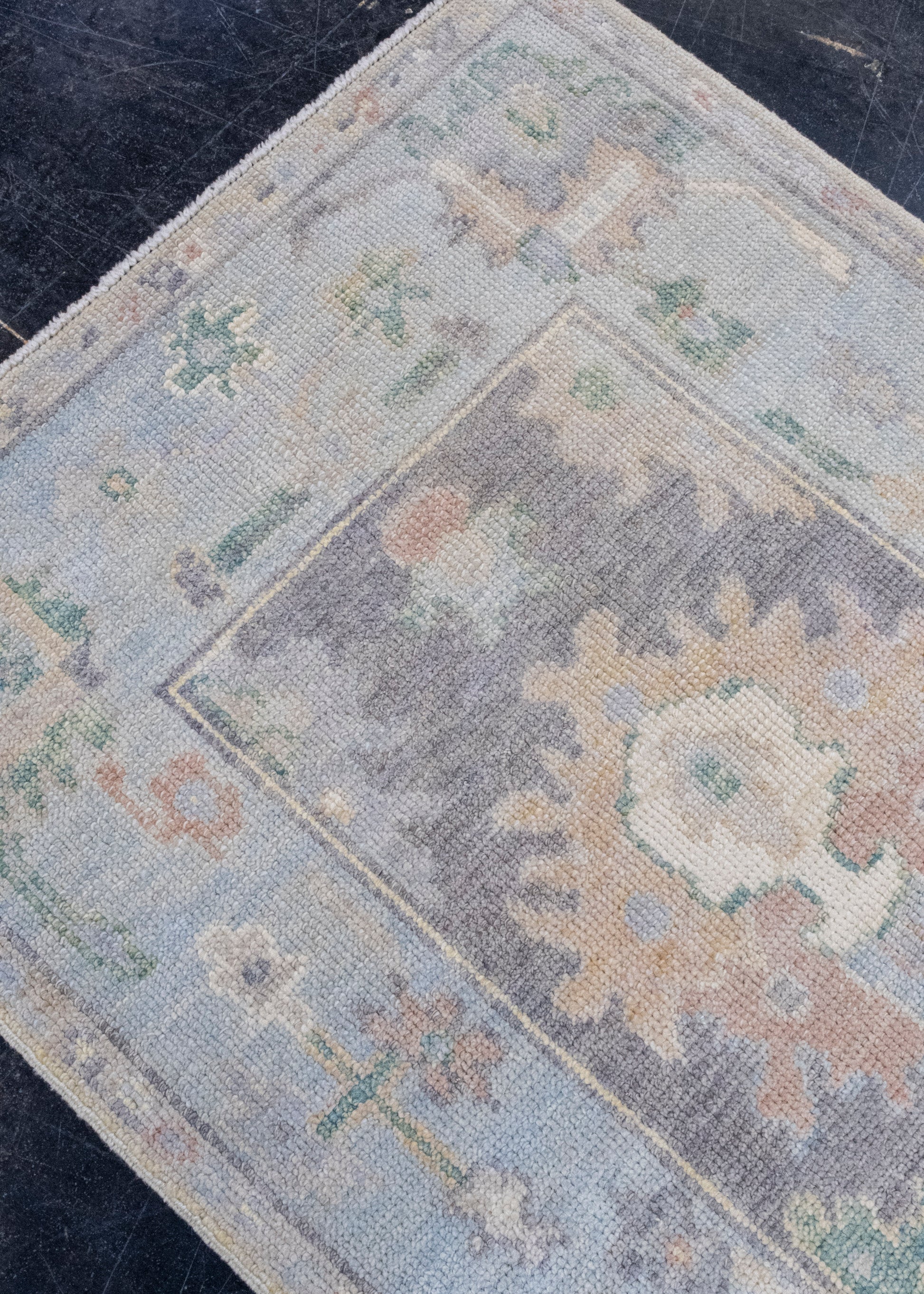 Turkish Oushak Rug 2'10" x 6' #16592