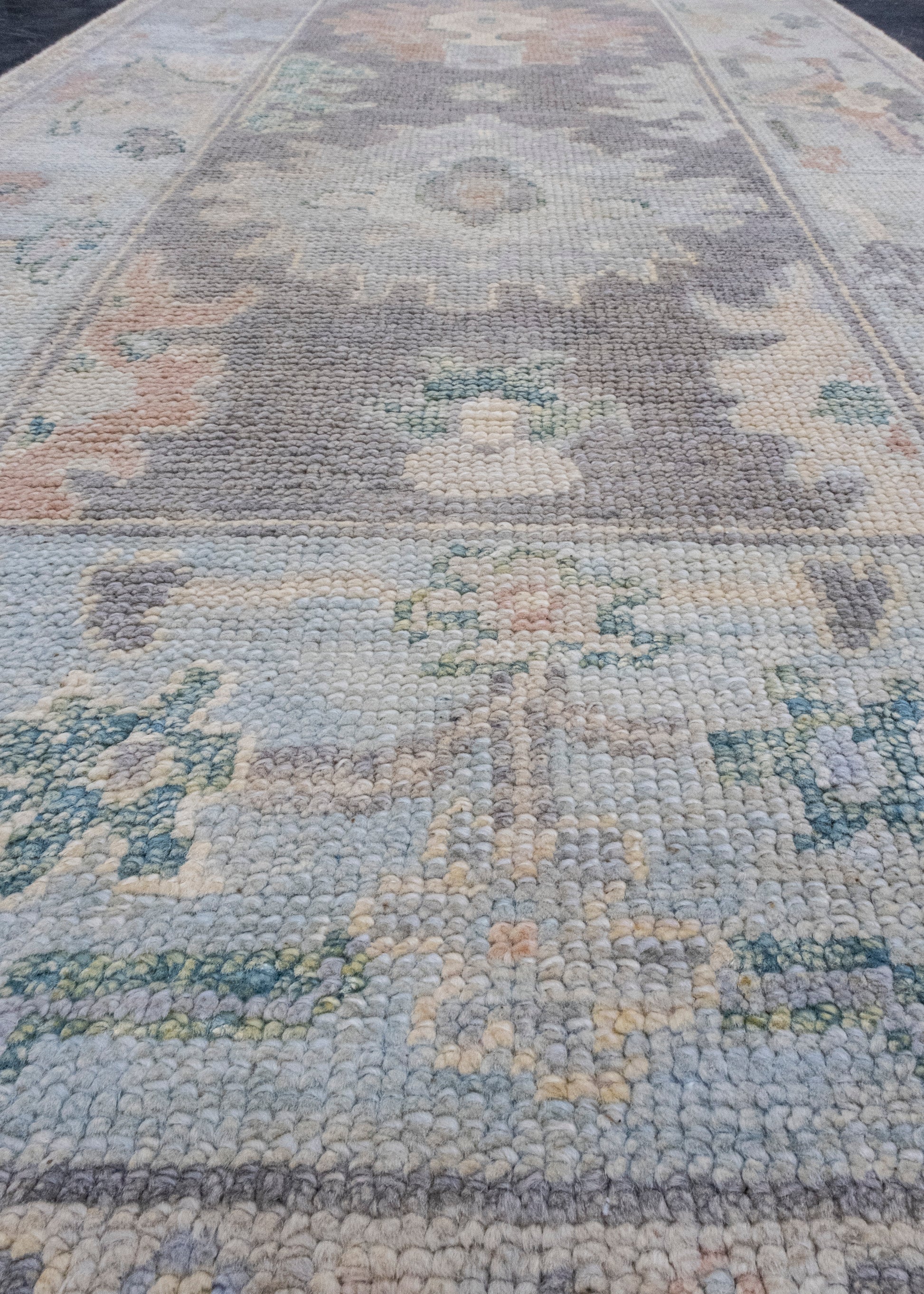 Turkish Oushak Rug 2'10" x 6' #16592