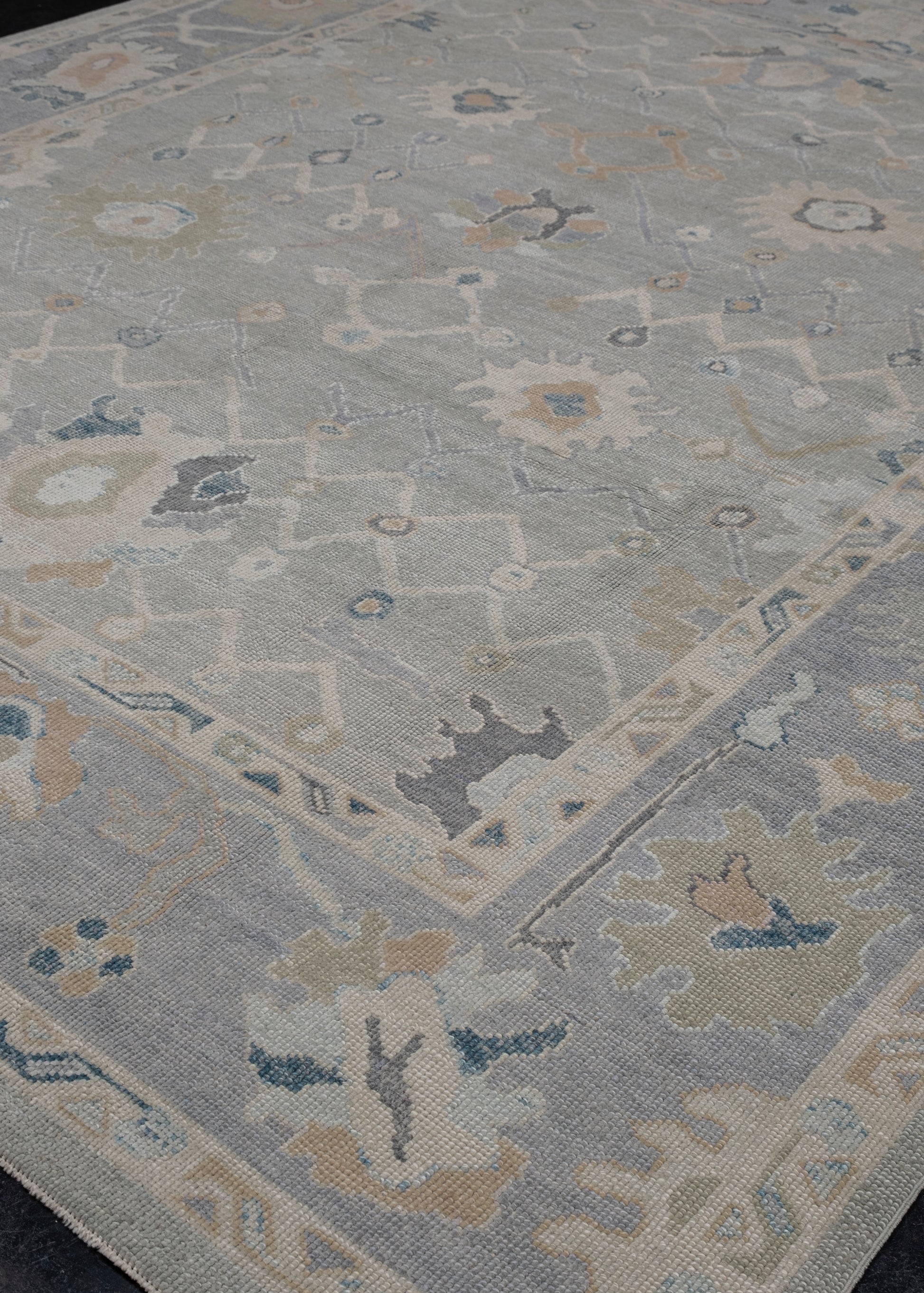 Turkish Oushak Rug 9'5" x 11'9" #12183