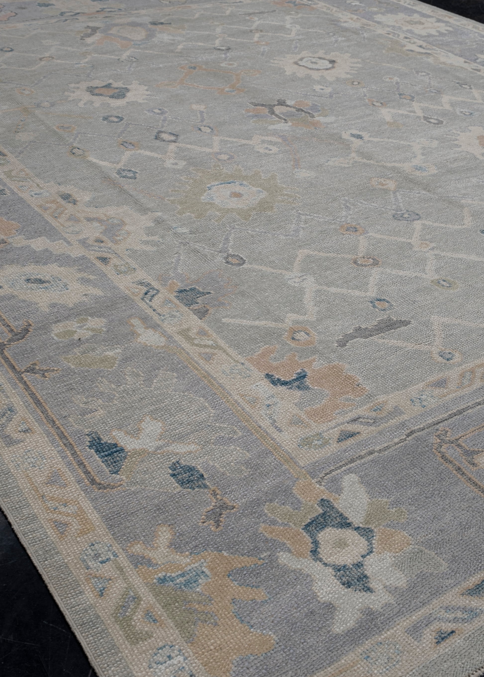 Turkish Oushak Rug 9'5" x 11'9" #12183