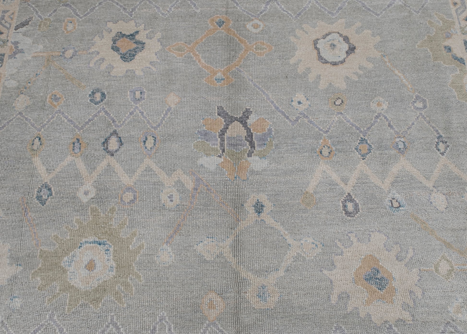 Turkish Oushak Rug 9'5" x 11'9" #12183