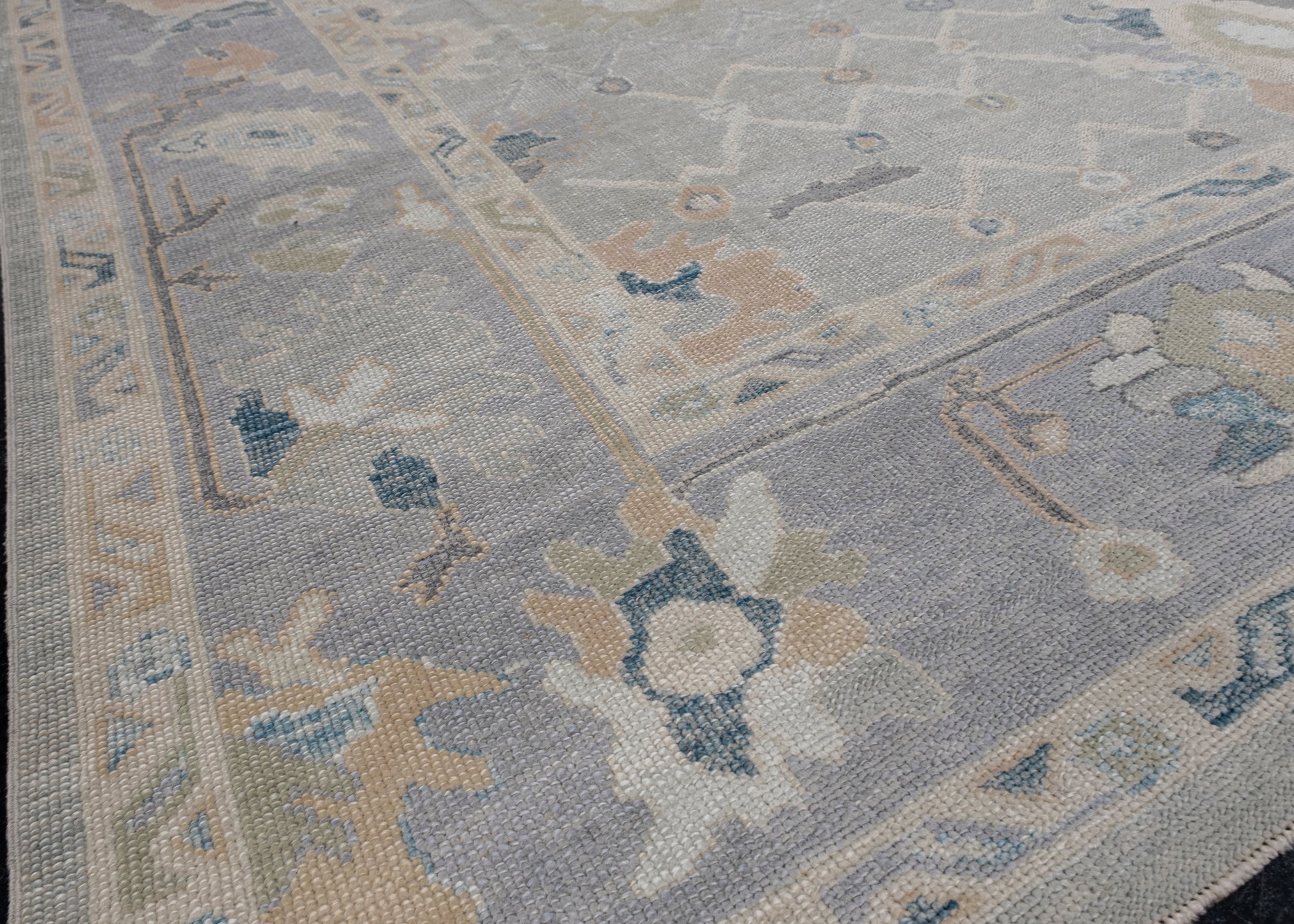 Turkish Oushak Rug 9'5" x 11'9" #12183