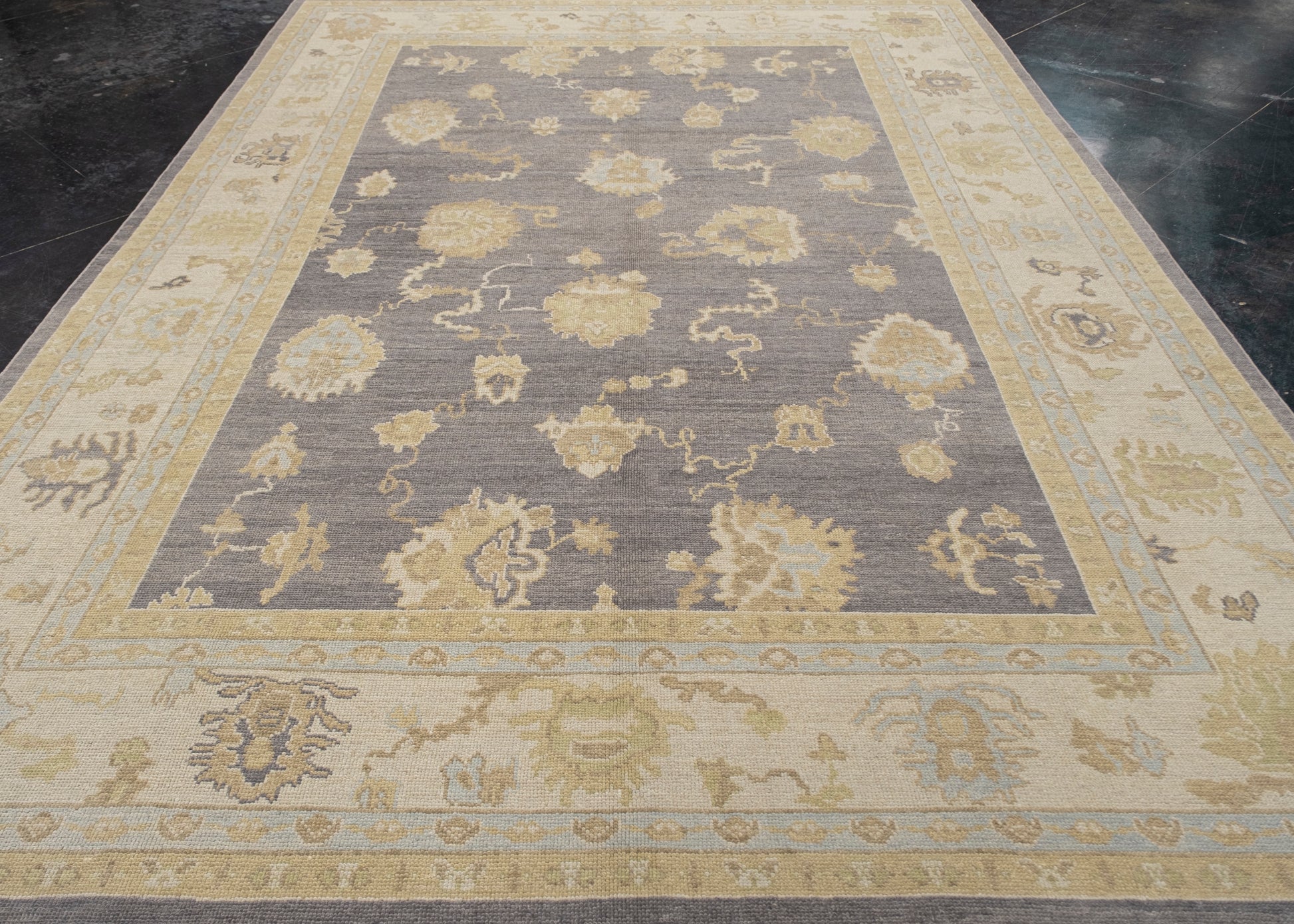 Turkish Oushak Rug 8'9" x 12'6" #1509