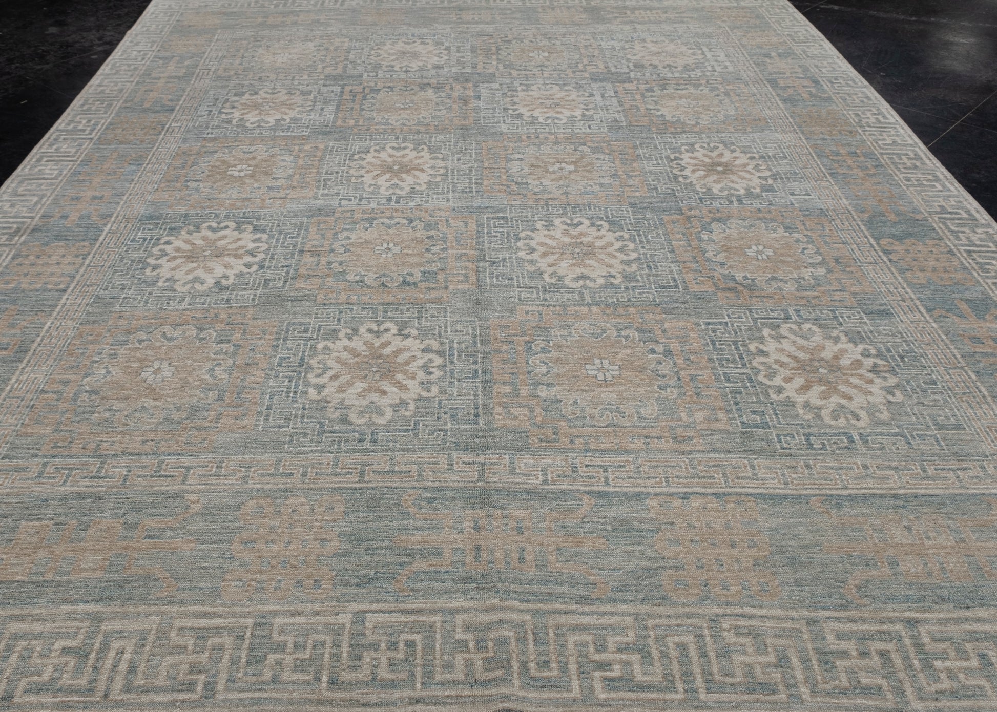 Antique Look Turkish Oushak Rug 9'2" x 12' #11768