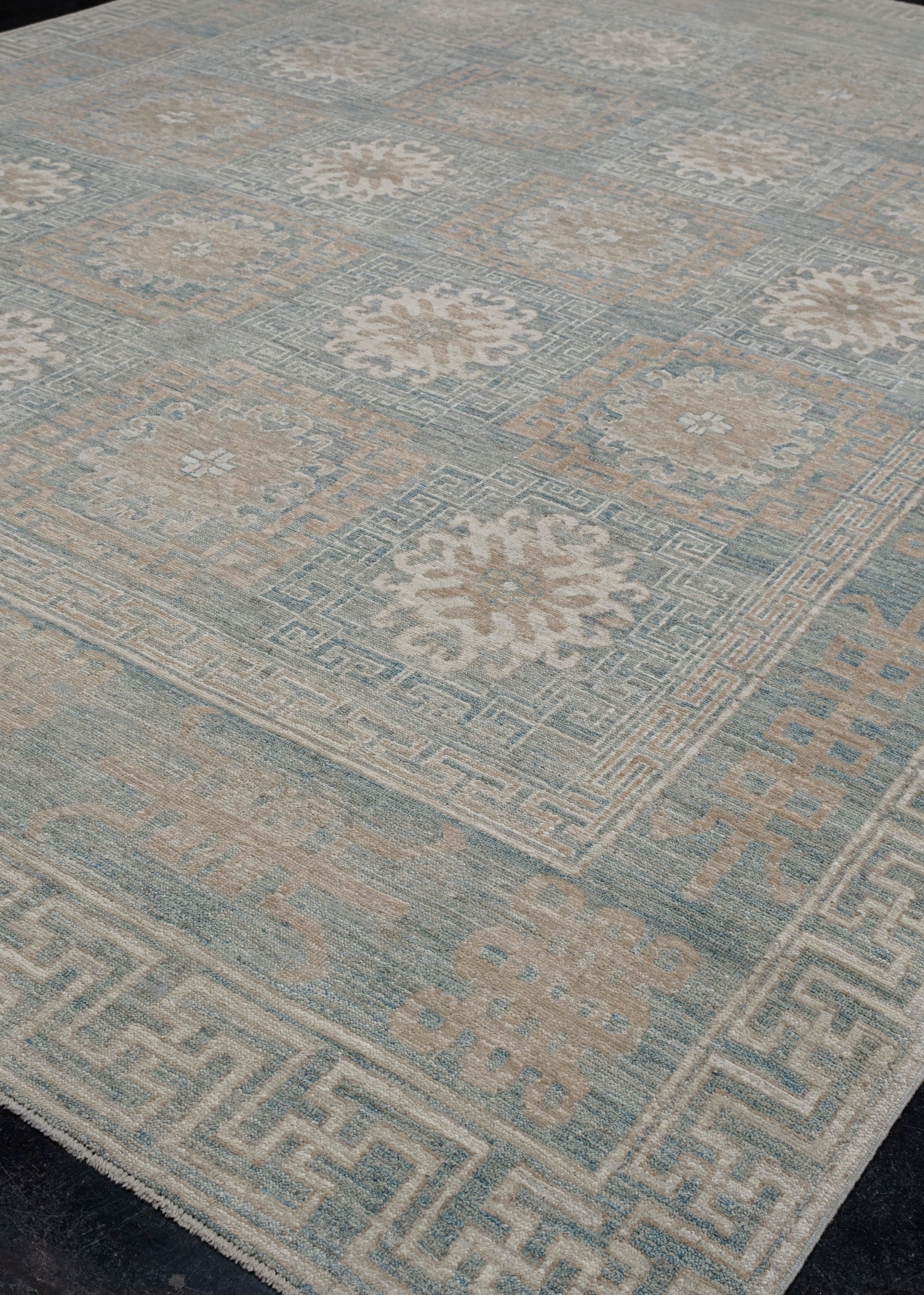 Antique Look Turkish Oushak Rug 9'2" x 12' #11768