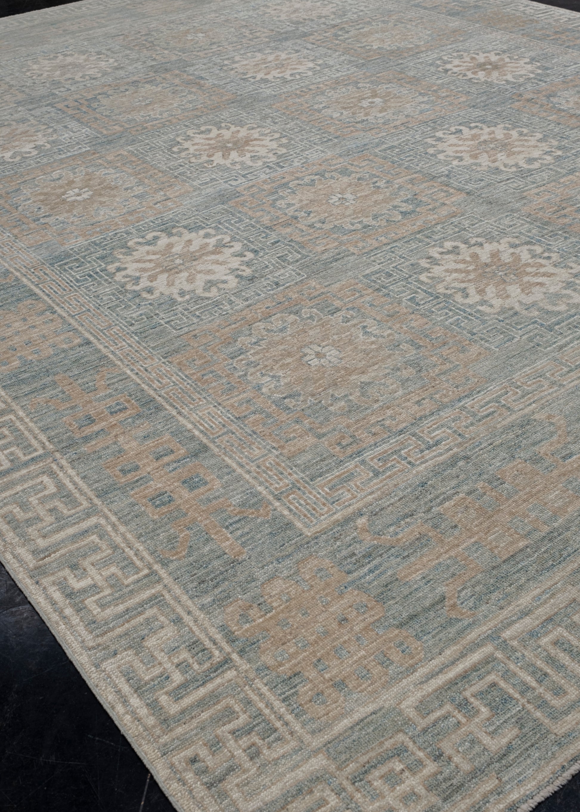 Antique Look Turkish Oushak Rug 9'2" x 12' #11768