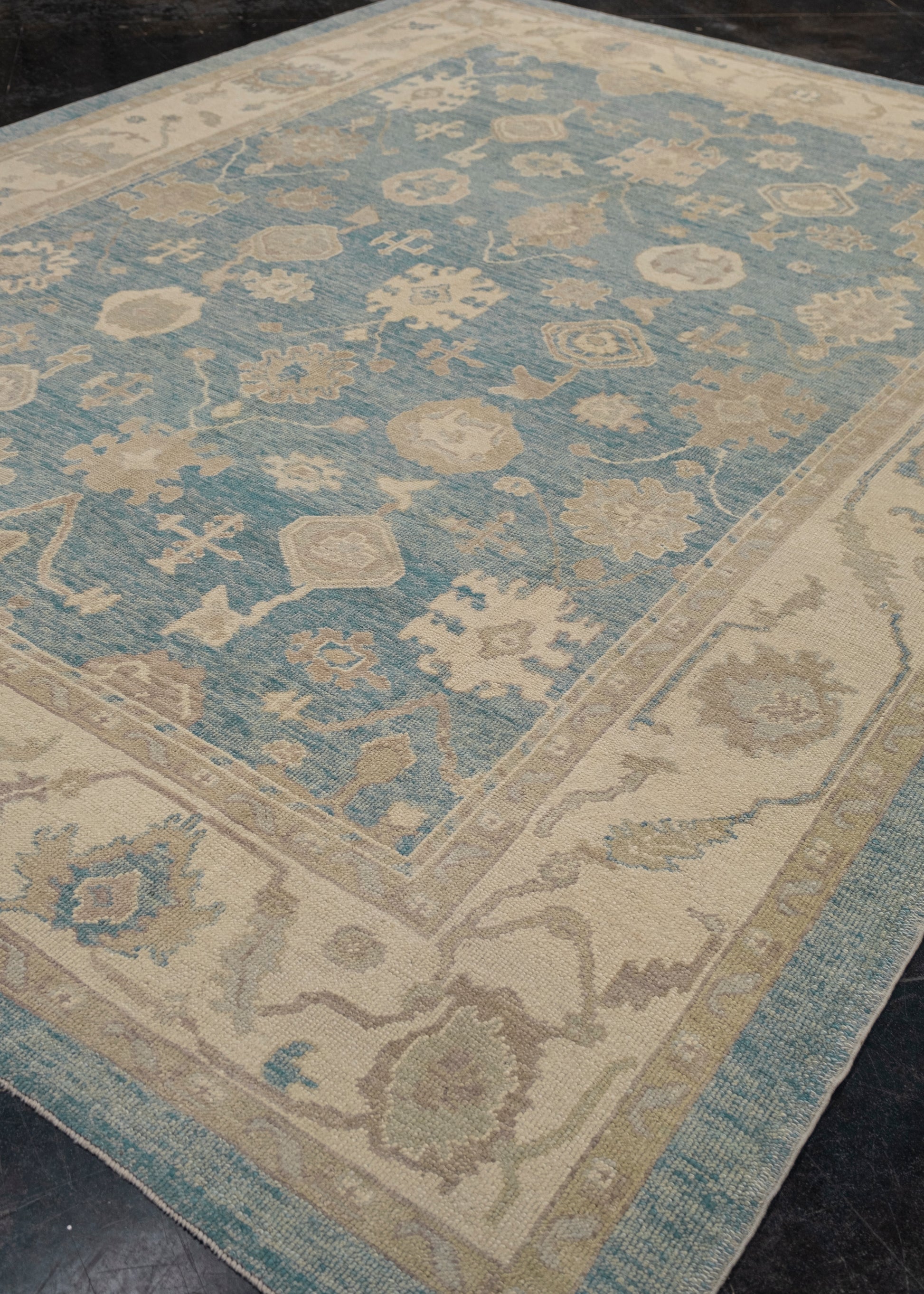 Turkish Oushak Rug 9'2" x 12'1" #6298