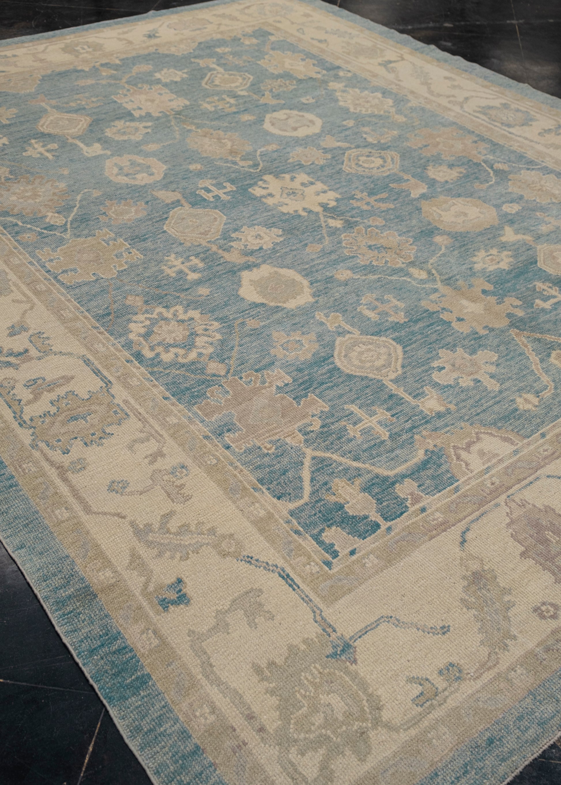 Turkish Oushak Rug 9'2" x 12'1" #6298