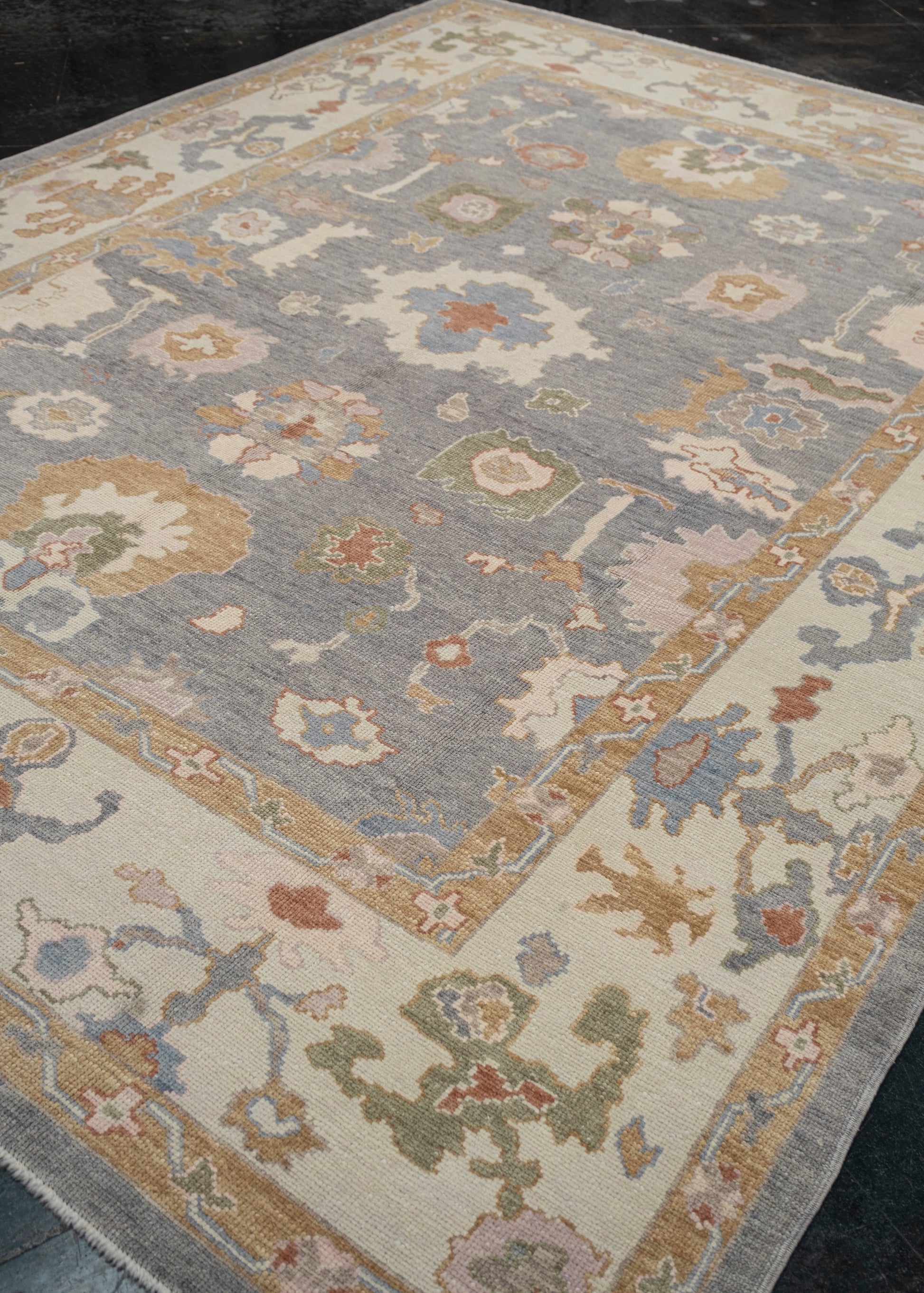 Turkish Oushak Rug 9'1" x 12' #HS-2073
