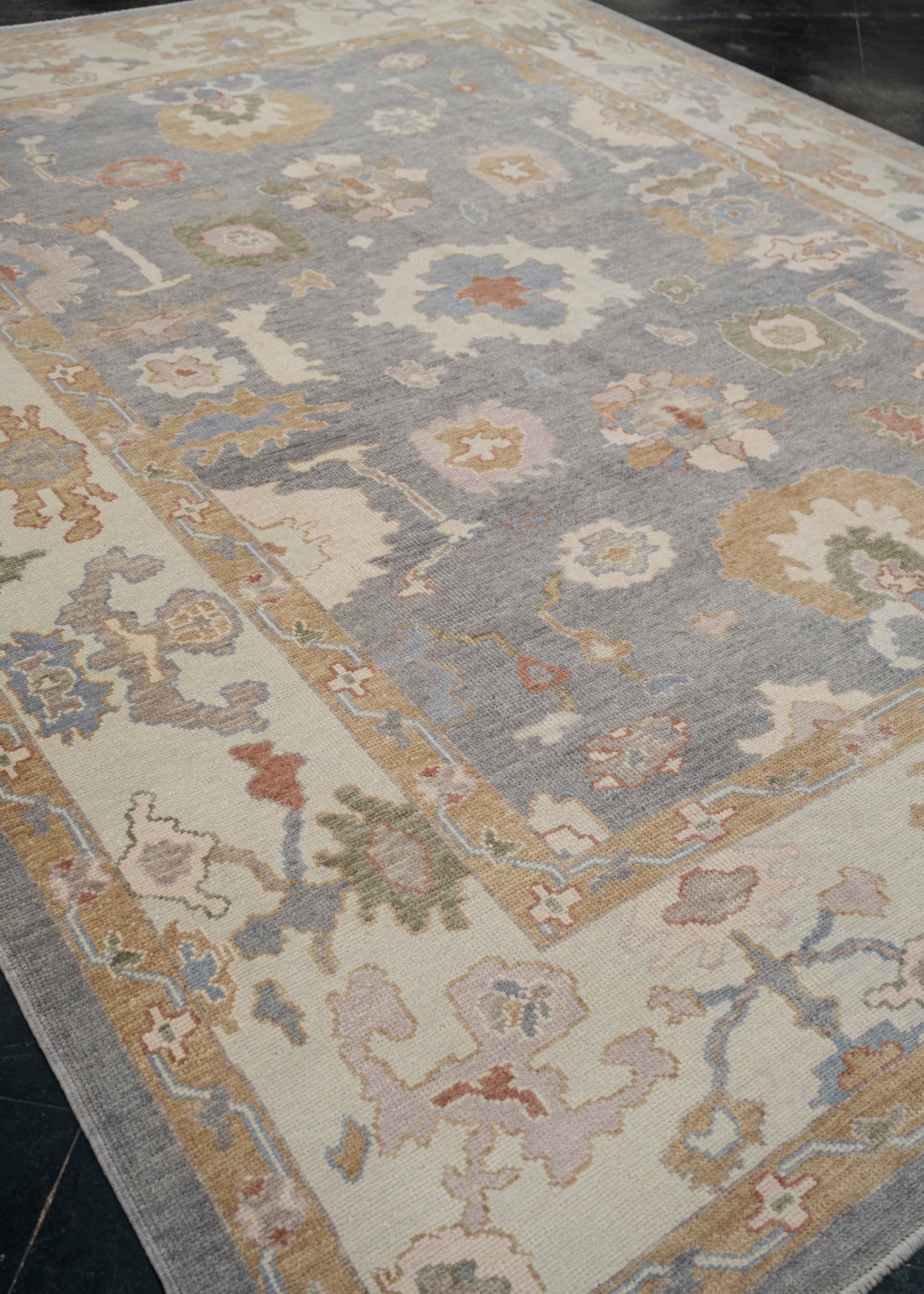 Turkish Oushak Rug 9'1" x 12' #HS-2073