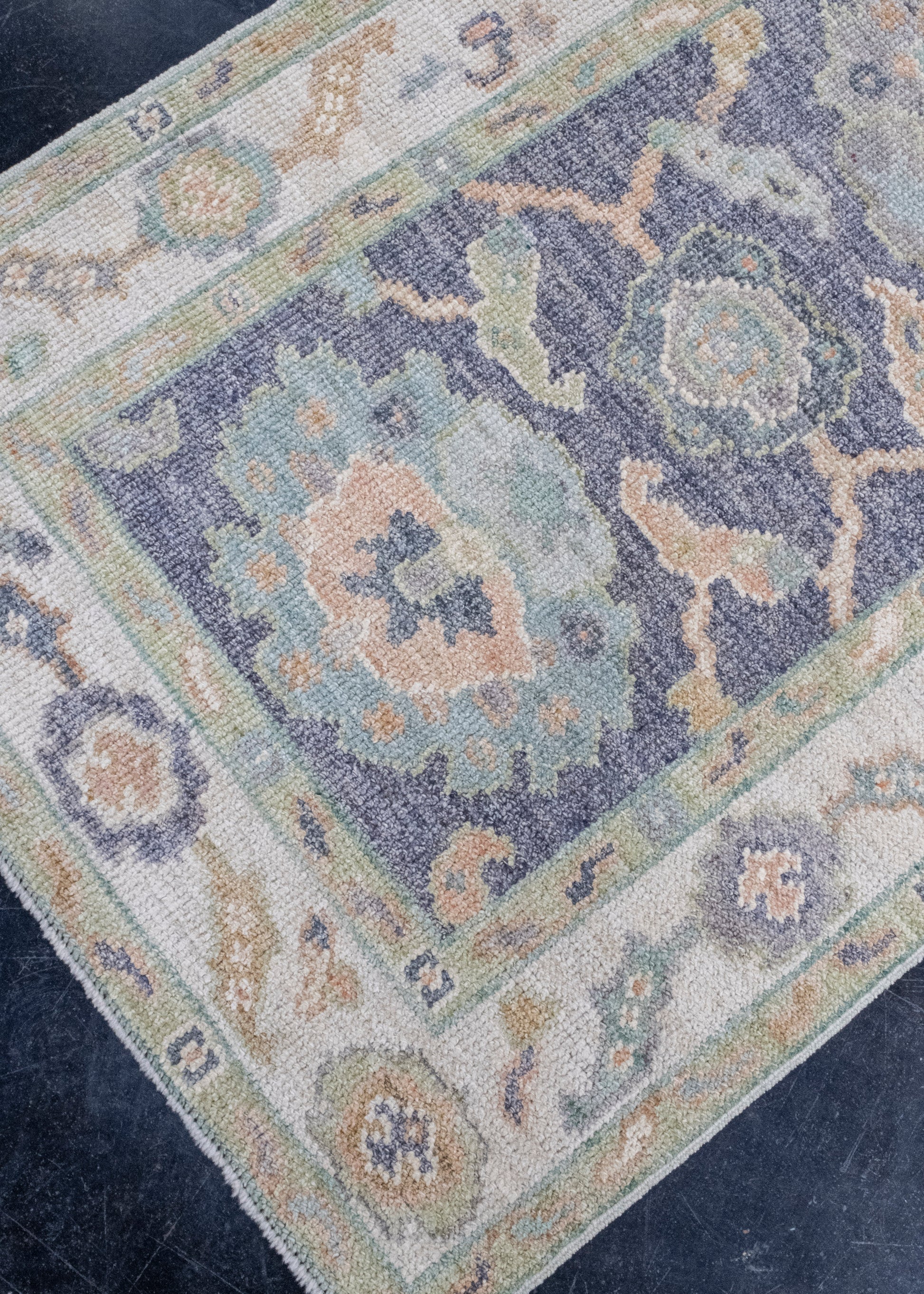 Turkish Oushak Rug 2'7" x 5'7" #16495