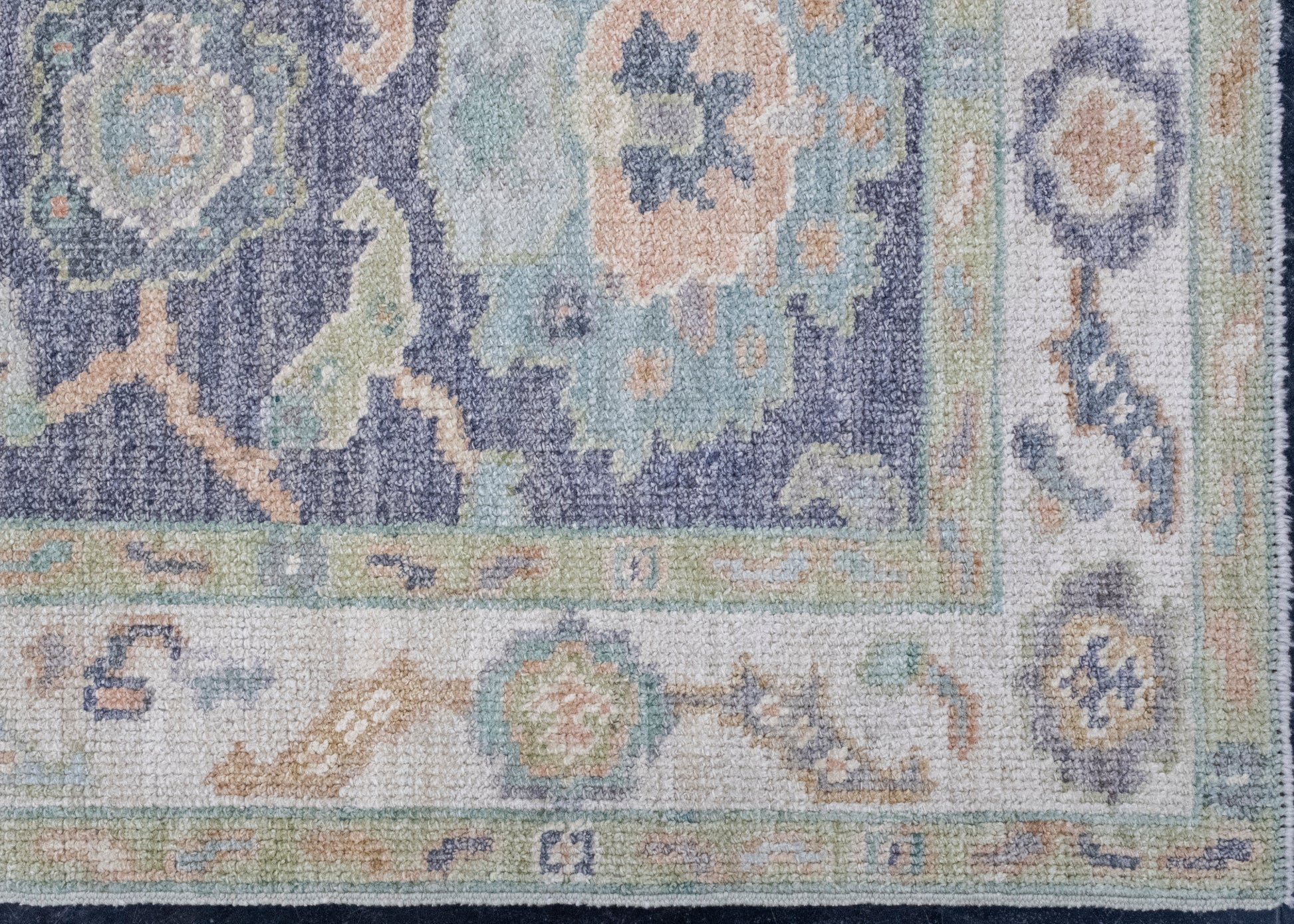 Turkish Oushak Rug 2'7" x 5'7" #16495