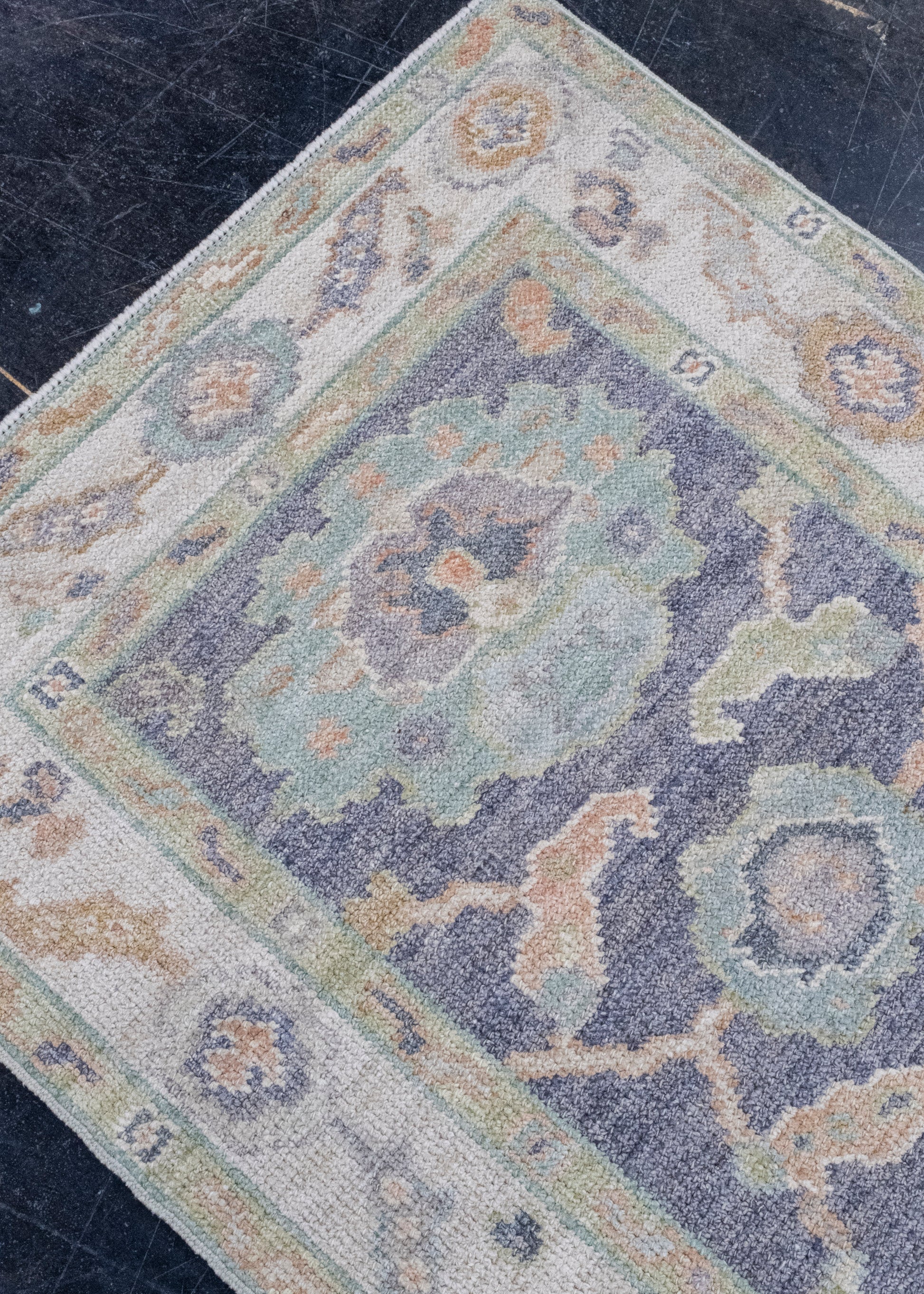 Turkish Oushak Rug 2'7" x 5'7" #16495