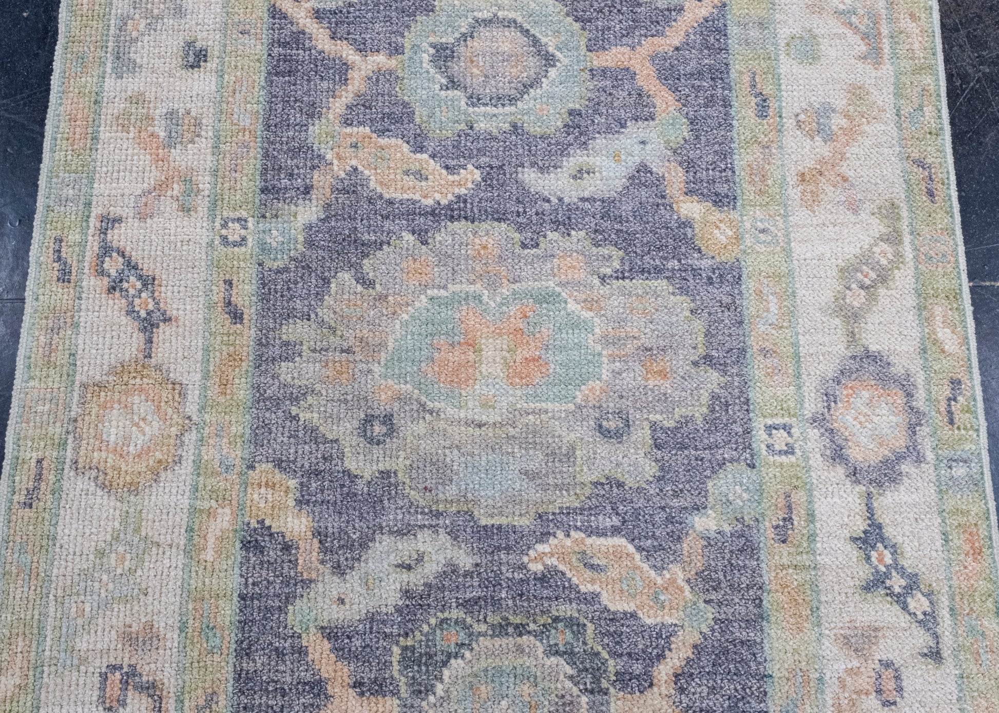 Turkish Oushak Rug 2'7" x 5'7" #16495