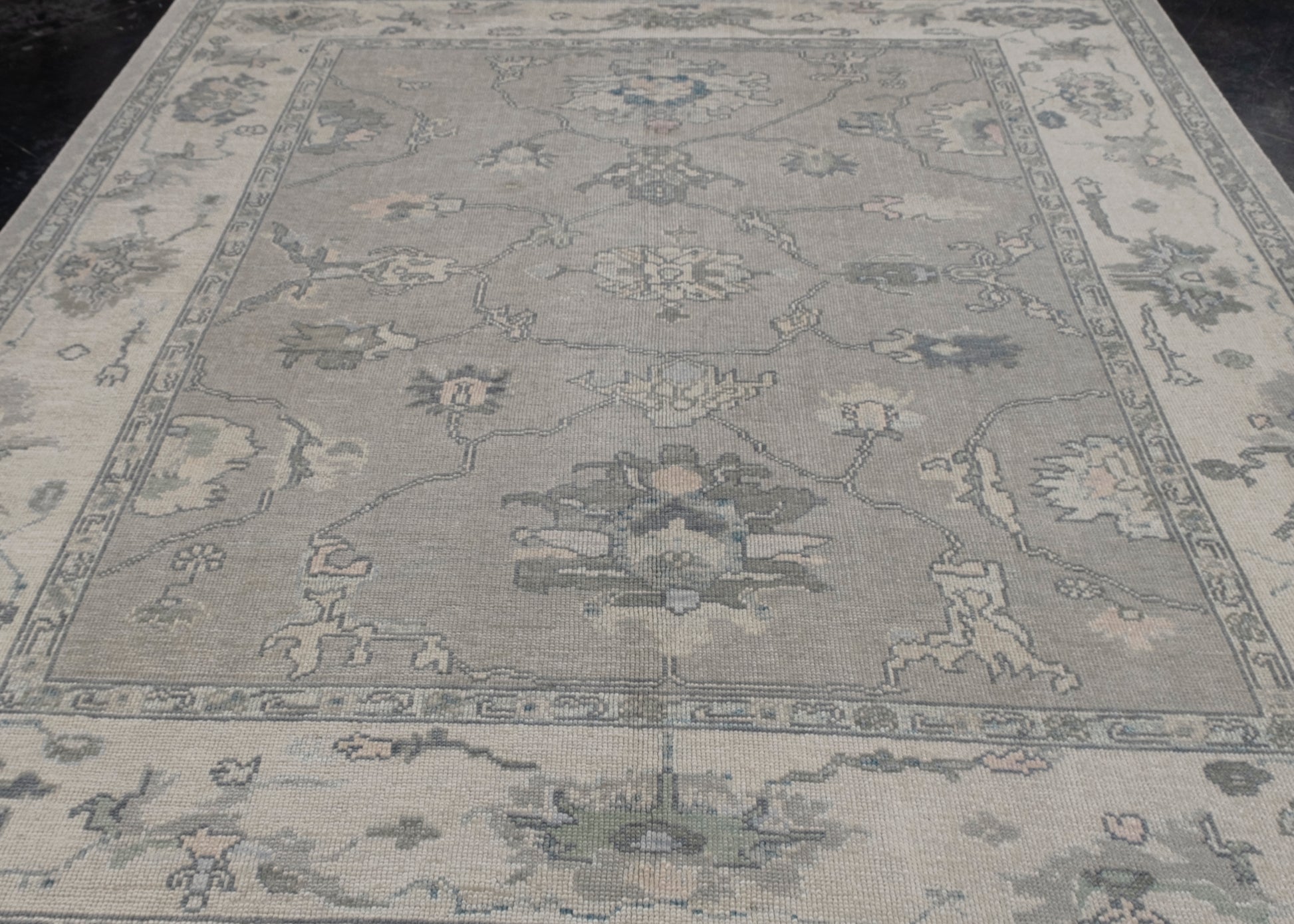 Turkish Oushak Rug 8'2" x 9'9" #11948