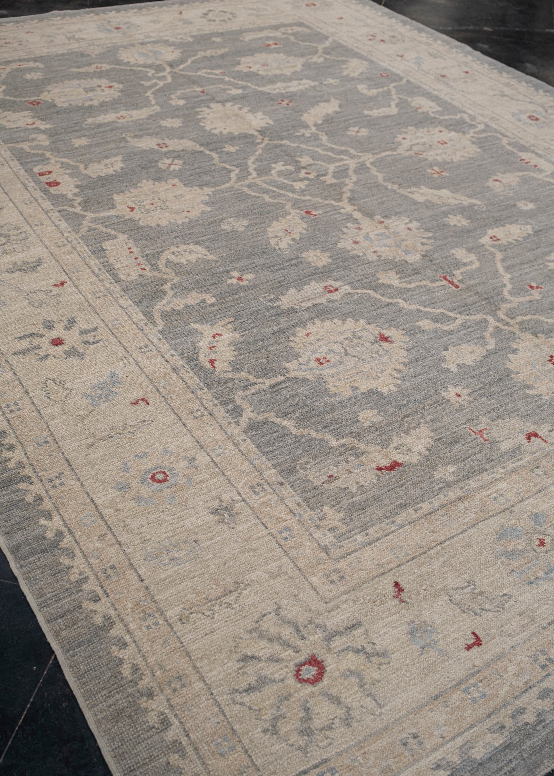 Turkish Oushak Rug 9'5" x 12'9" #2522