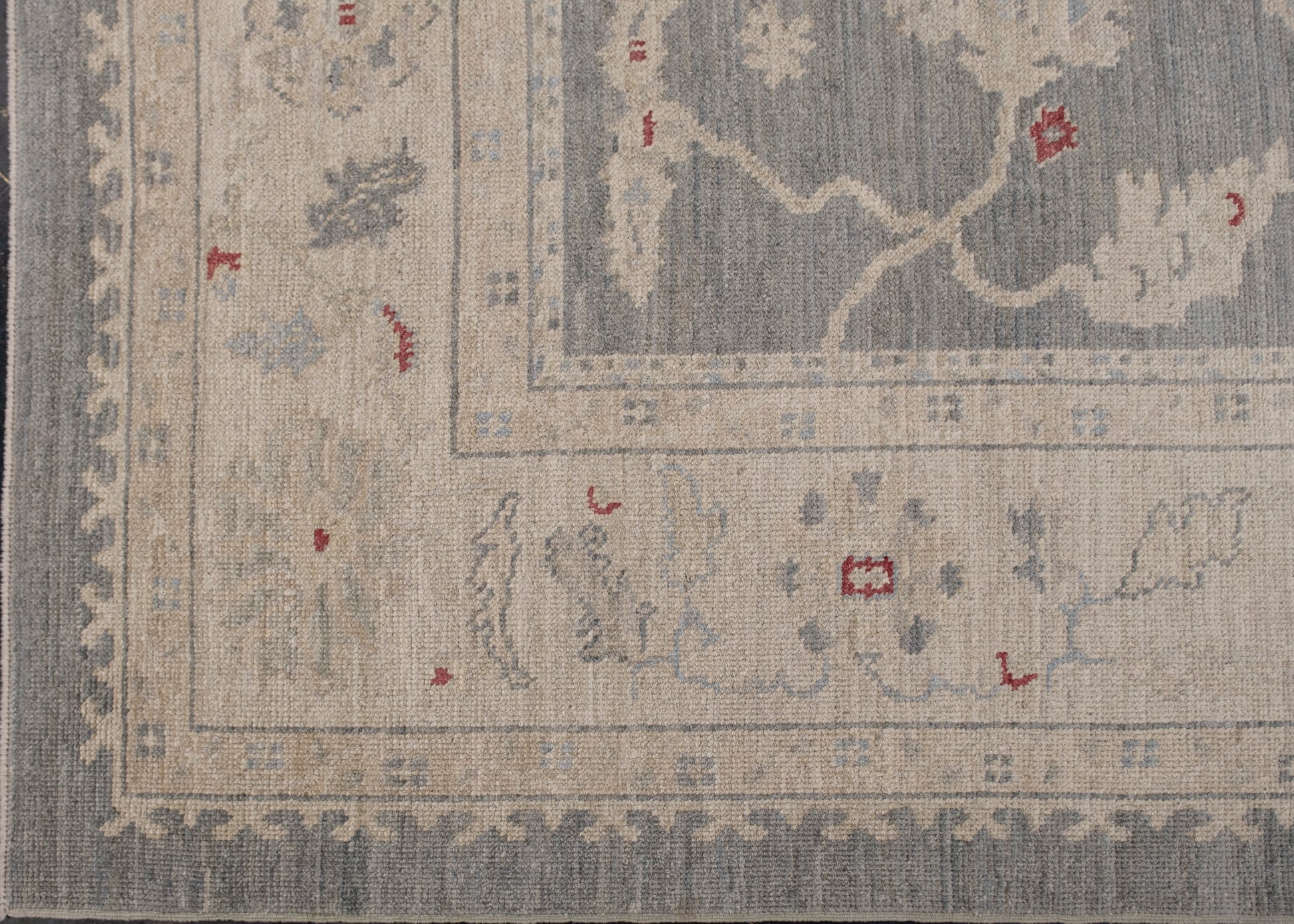 Turkish Oushak Rug 9'5" x 12'9" #2522