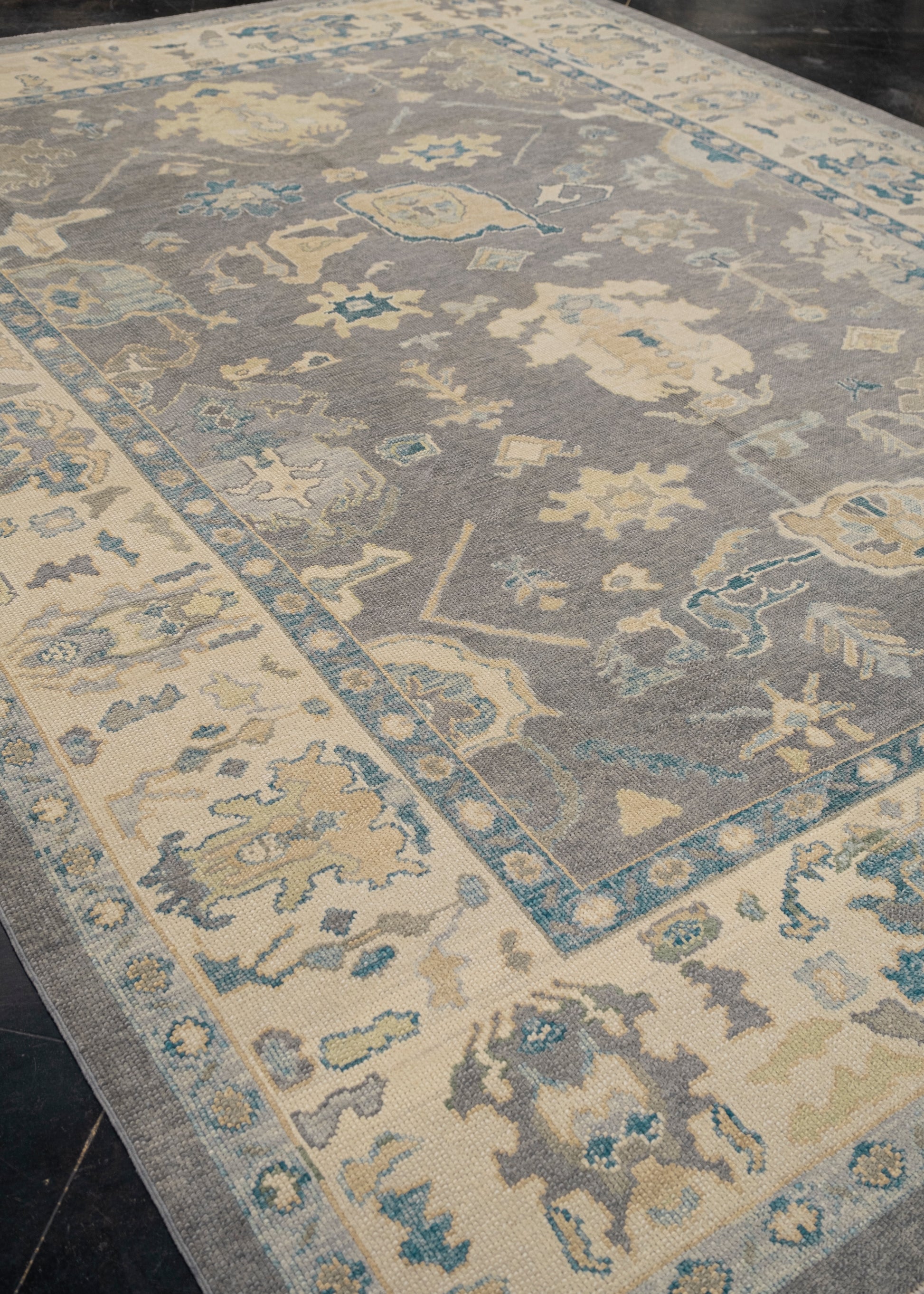 Turkish Oushak Rug 9'3" x 12'4" #7300