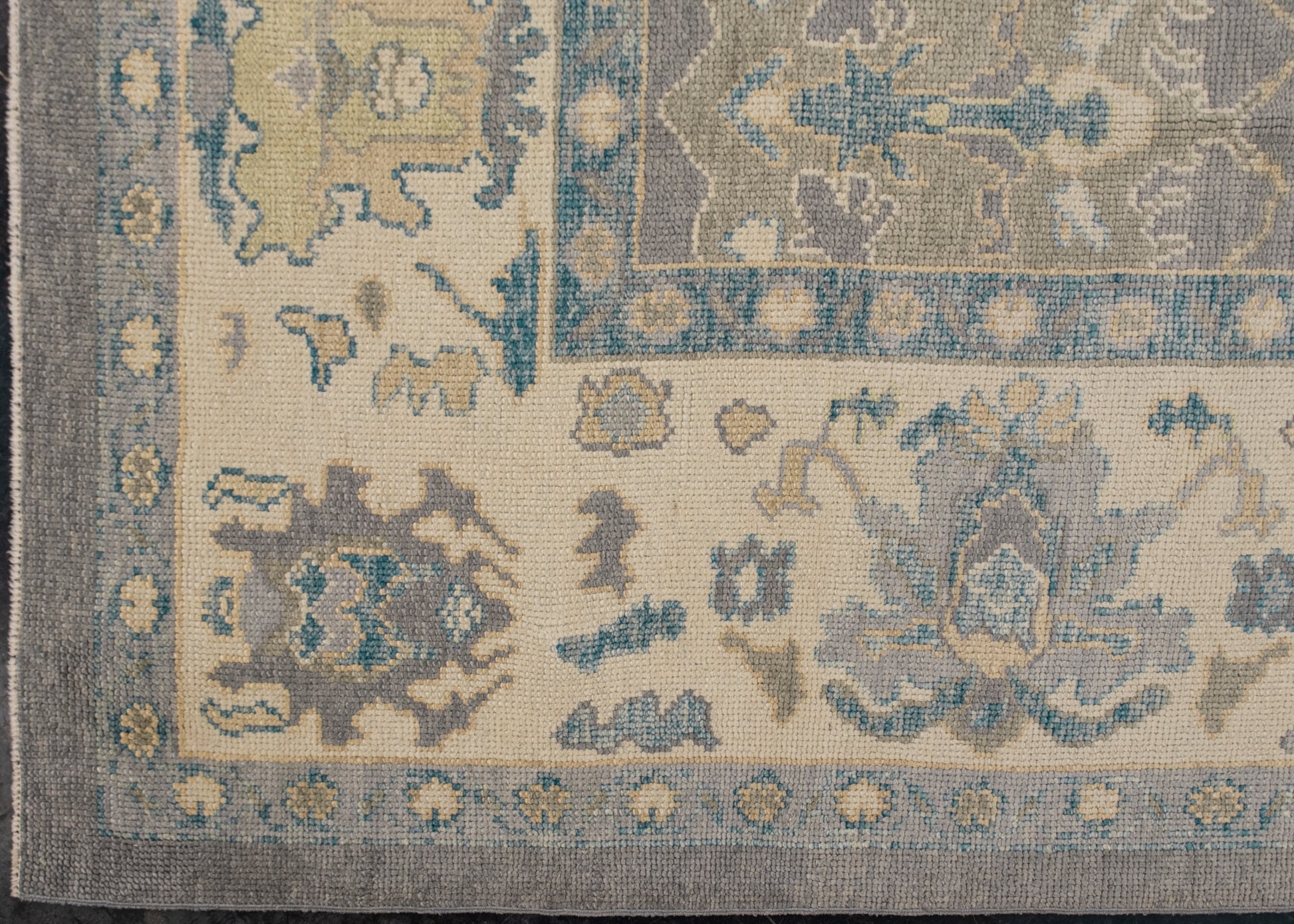 Turkish Oushak Rug 9'3" x 12'4" #7300