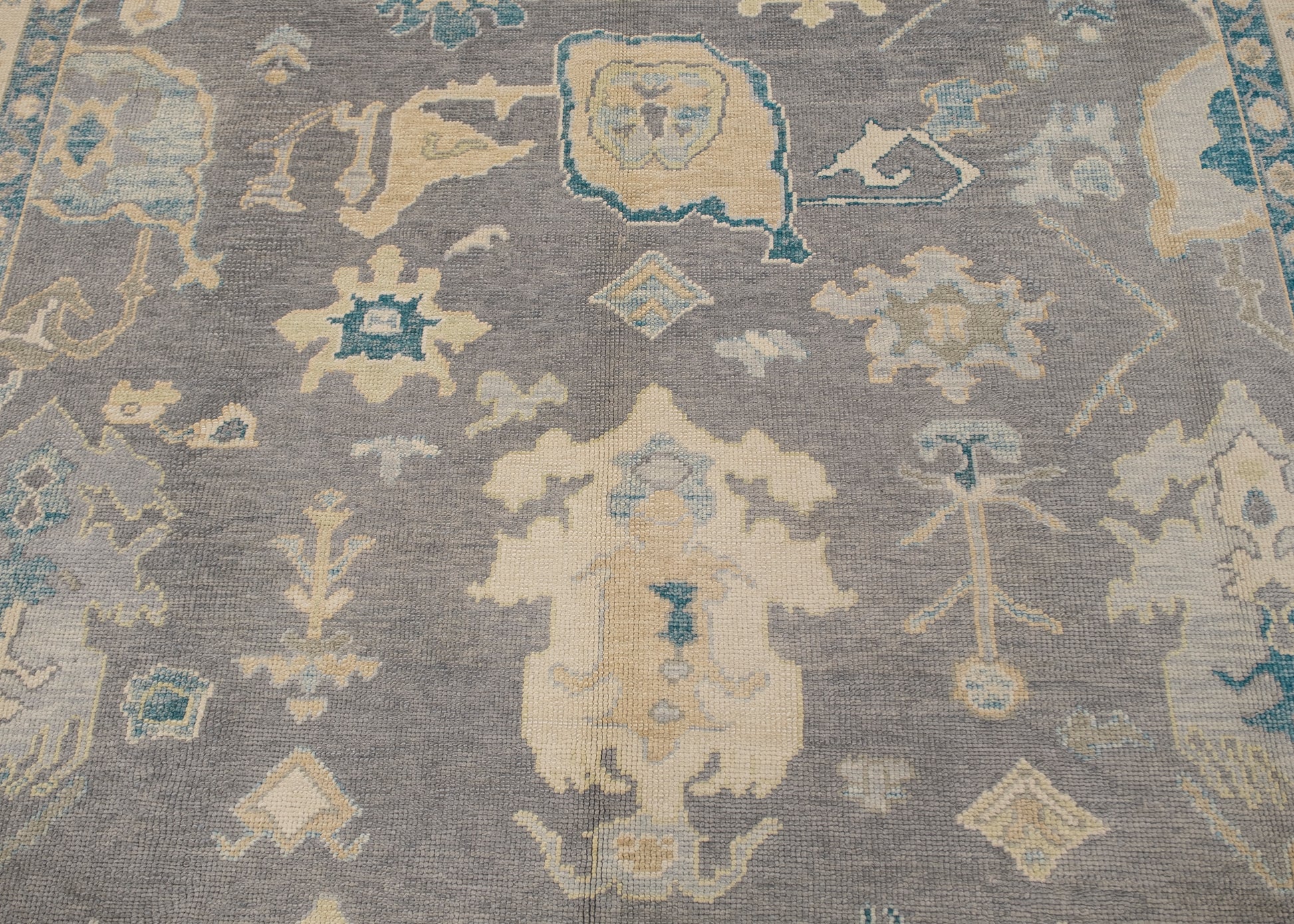 Turkish Oushak Rug 9'3" x 12'4" #7300