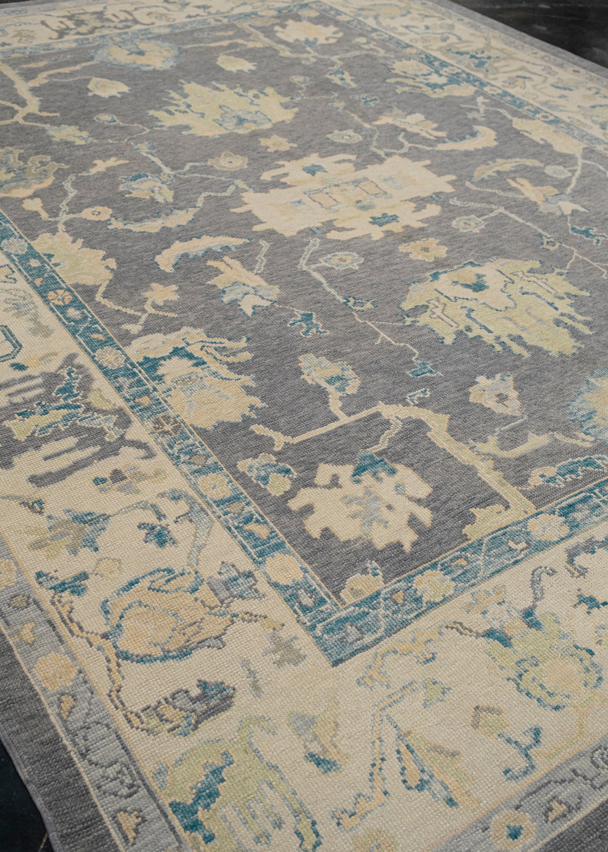 Turkish Oushak Rug 9'4" x 12'1" #7274